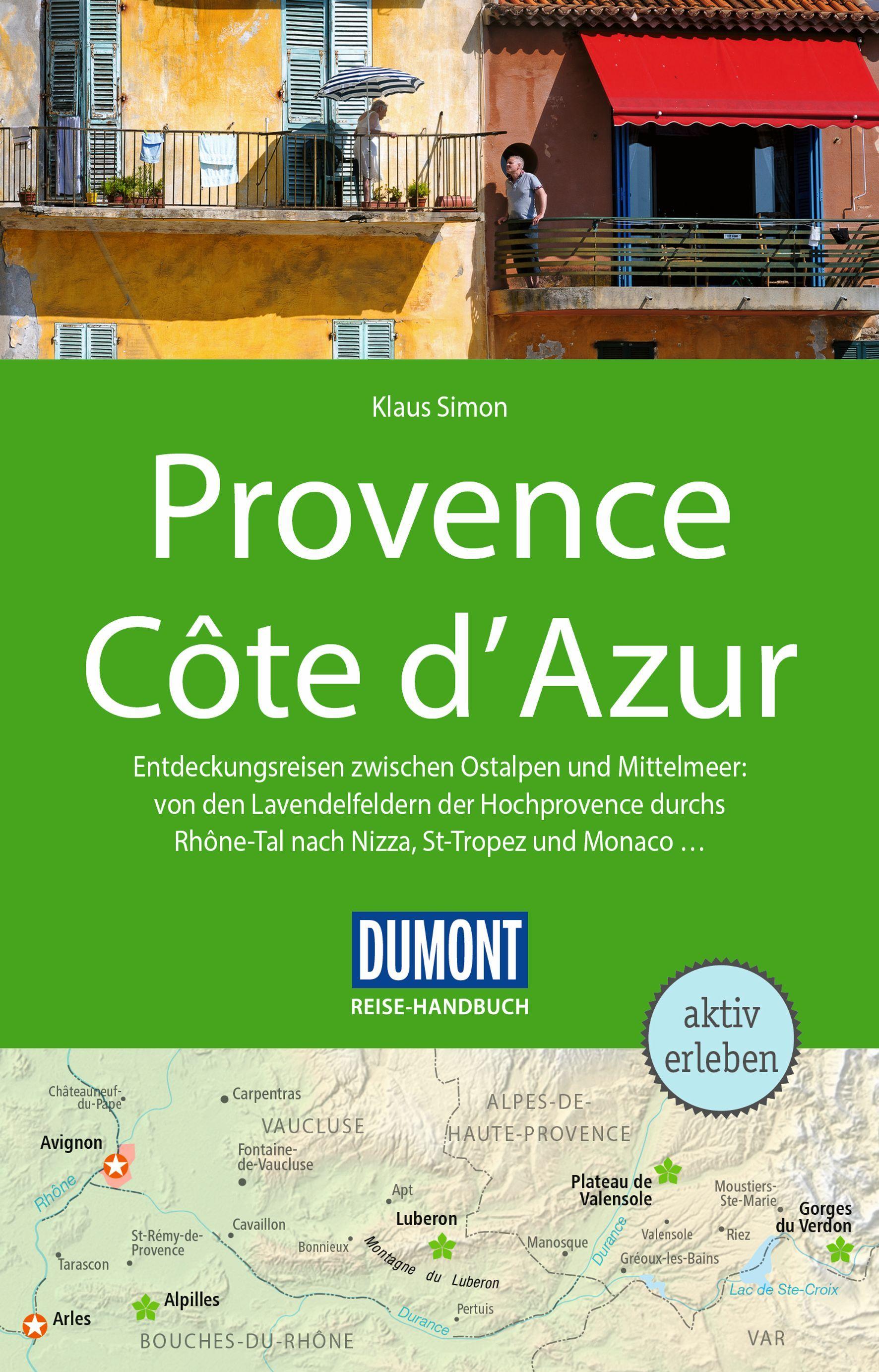 Vorderes Coverbild DUMONT Reise-Handbuch Reiseführer Provence, Côte d'Azur