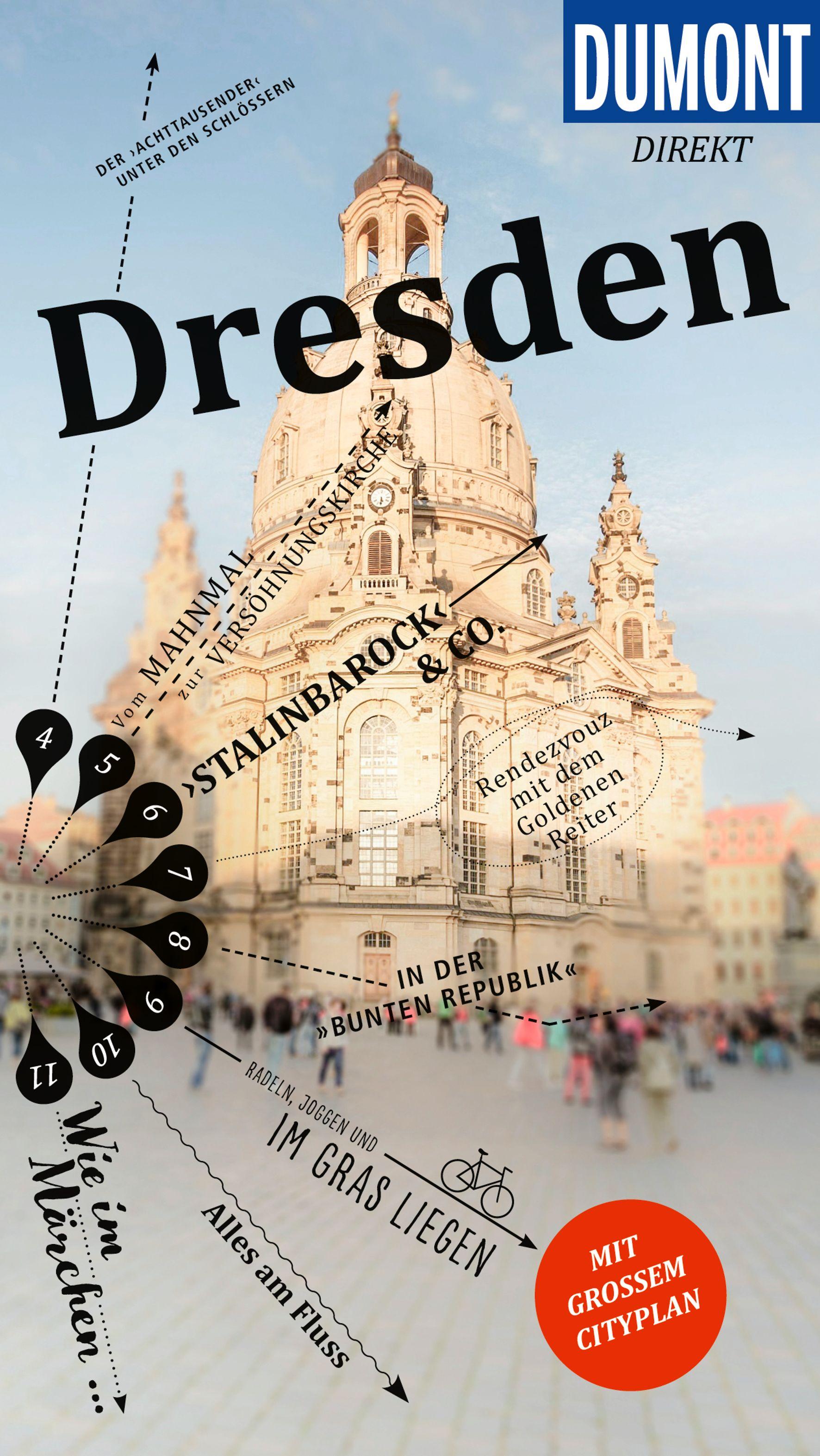 Vorderes Coverbild DUMONT direkt Reiseführer Dresden