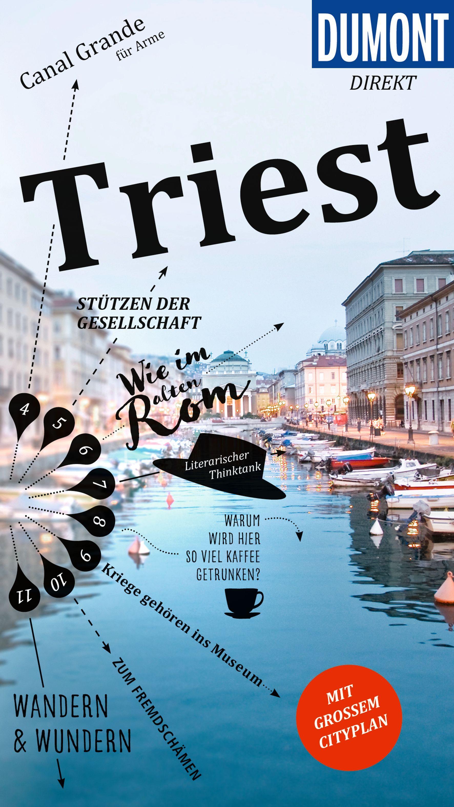 Vorderes Coverbild DUMONT direkt Reiseführer Triest