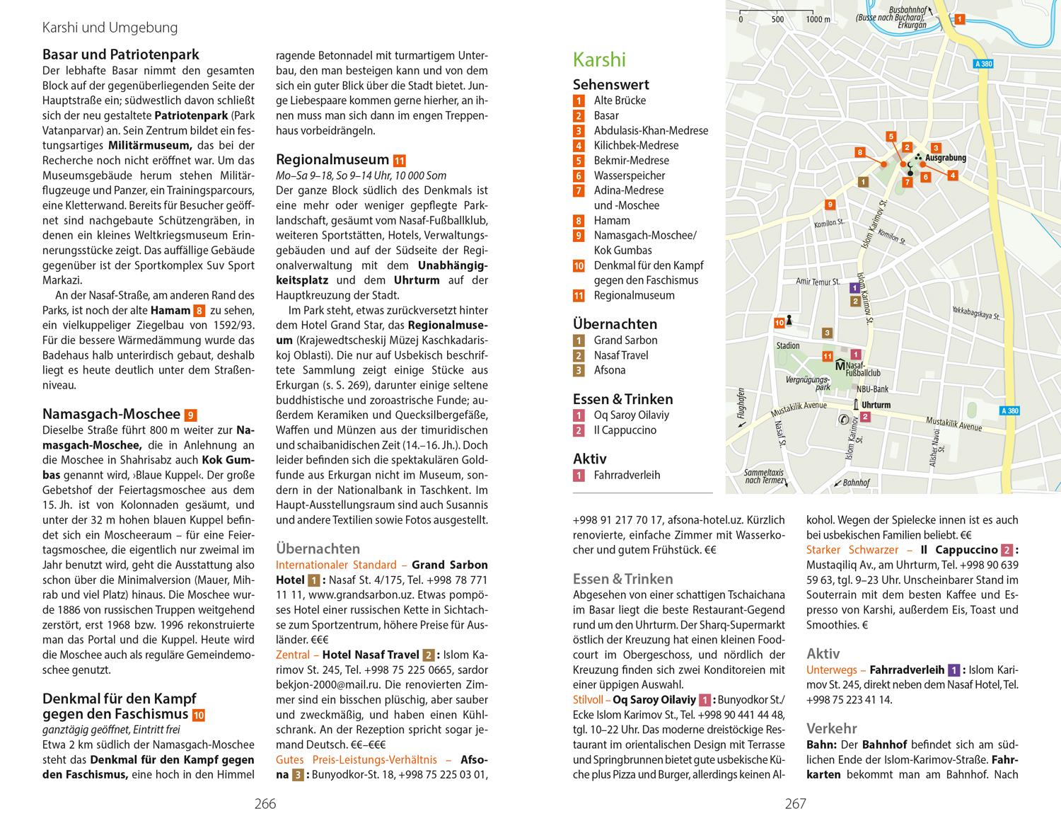 Beispielinhalt (Bild) DUMONT Reise-Handbuch Reiseführer Usbekistan