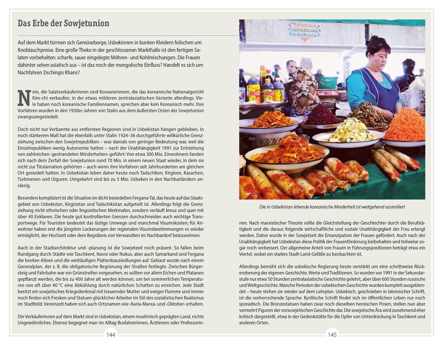 Beispielinhalt (Bild) DUMONT Reise-Handbuch Reiseführer Usbekistan