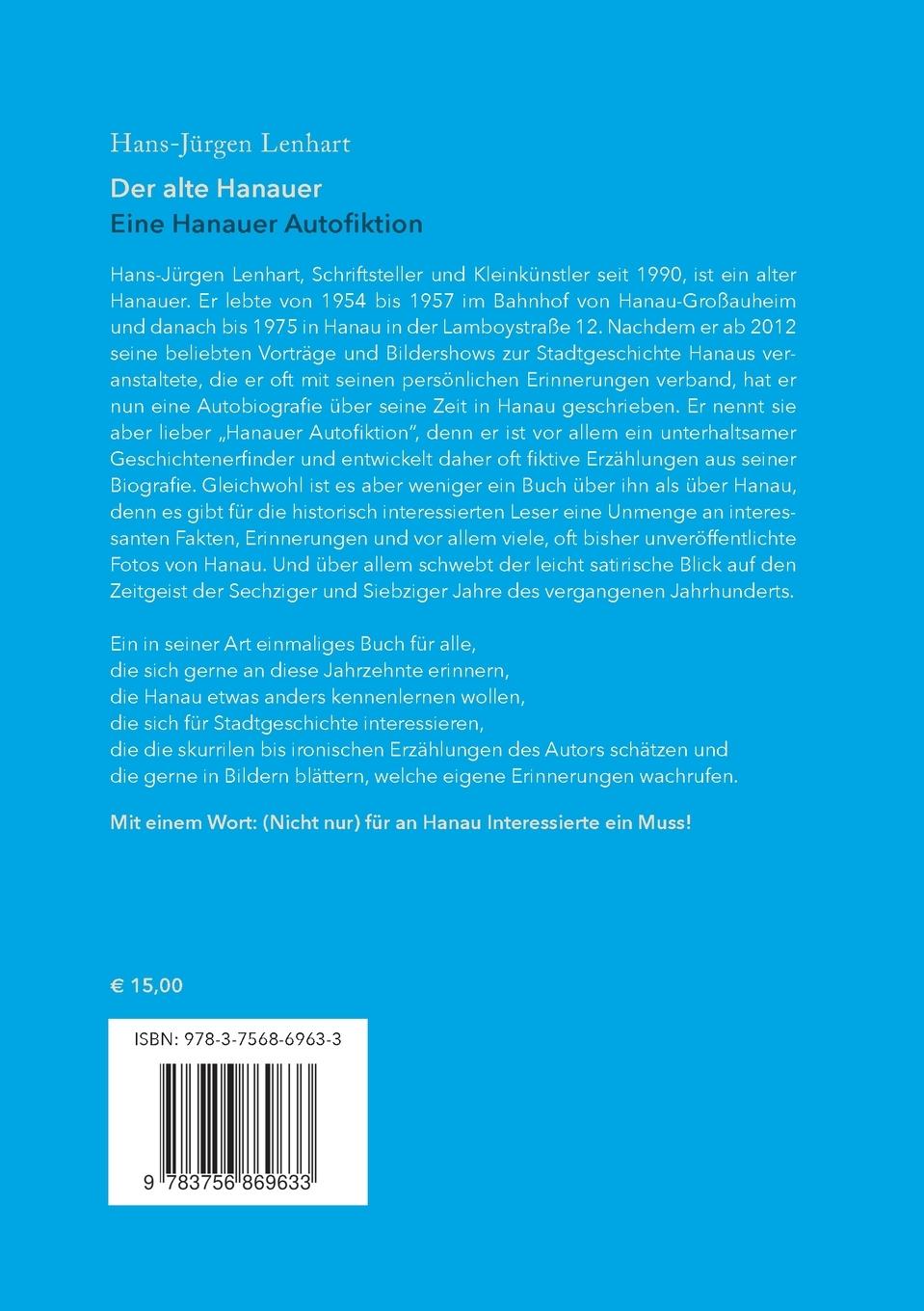 Rückseitencover Der alte Hanauer