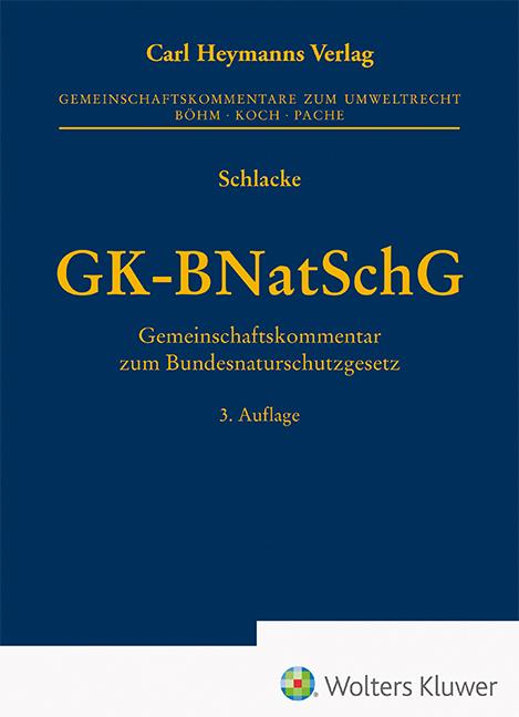 Vorderes Coverbild GK-BNatSchG