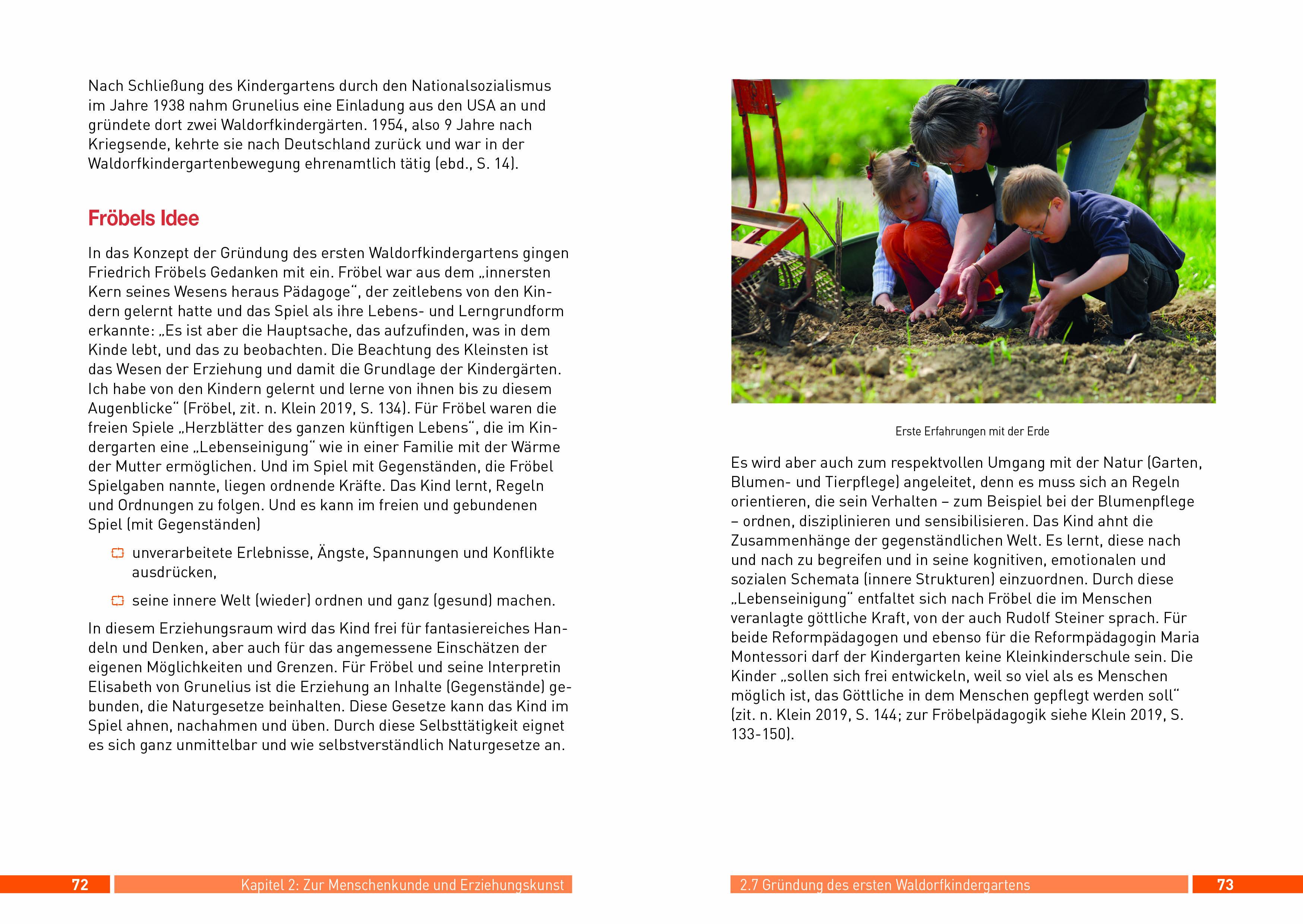 Beispielinhalt (Bild) Waldorfpädagogik in Krippe und Kita