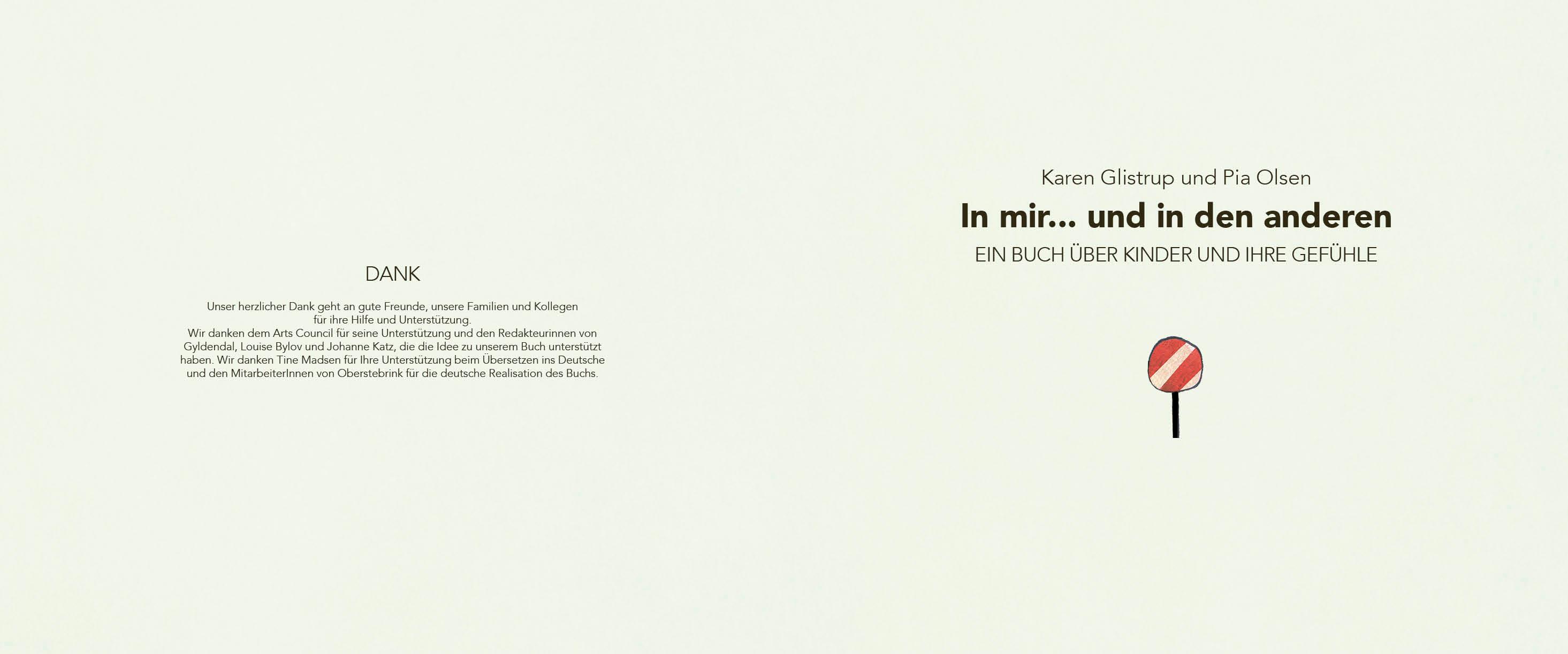 Beispielinhalt (Bild) In mir... und in den anderen - Ein Buch über Kinder und ihre Gefühle
