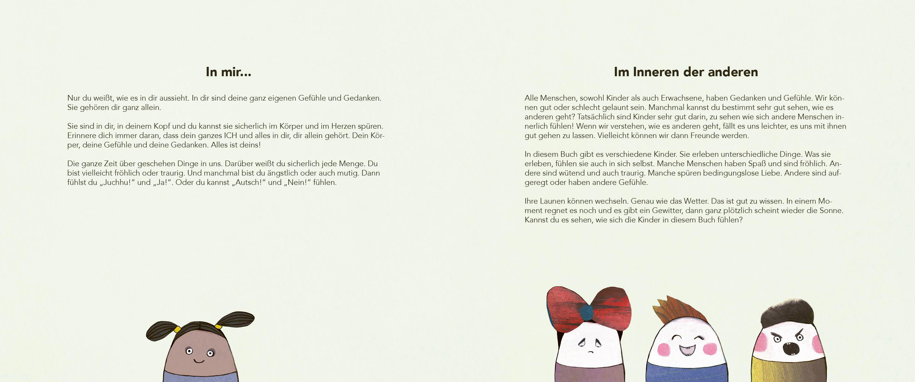 Beispielinhalt (Bild) In mir... und in den anderen - Ein Buch über Kinder und ihre Gefühle