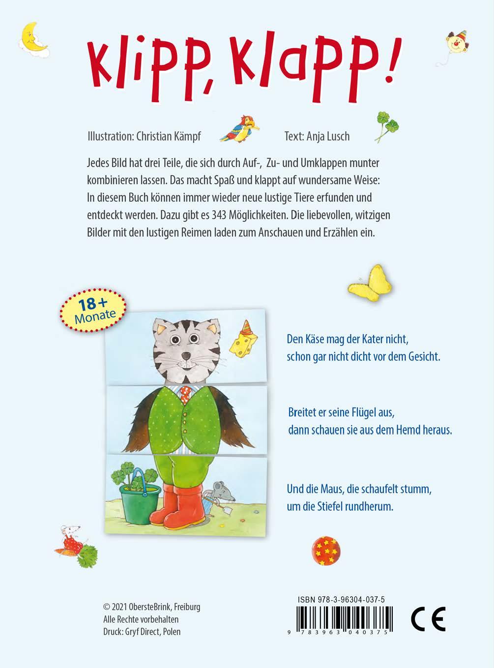 Rückseitencover Klipp, Klapp! Wer bist denn Du?