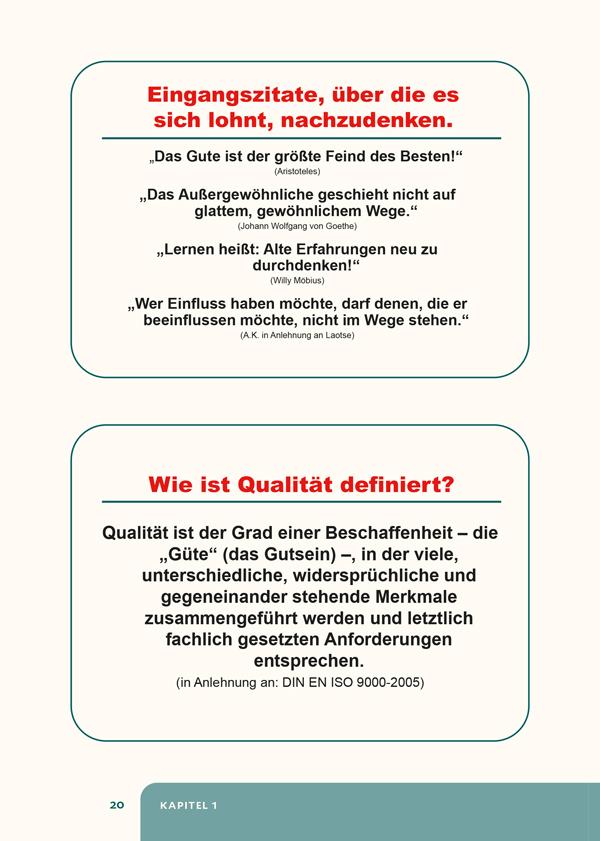 Beispielinhalt (Bild) Elementarpädagogische Grundsätze auf den Punkt gebracht