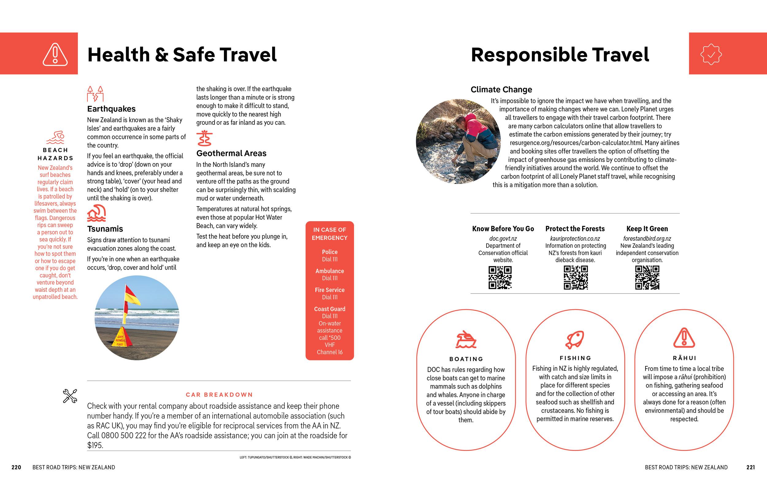 Beispielinhalt (Bild) Lonely Planet Best Road Trips New Zealand