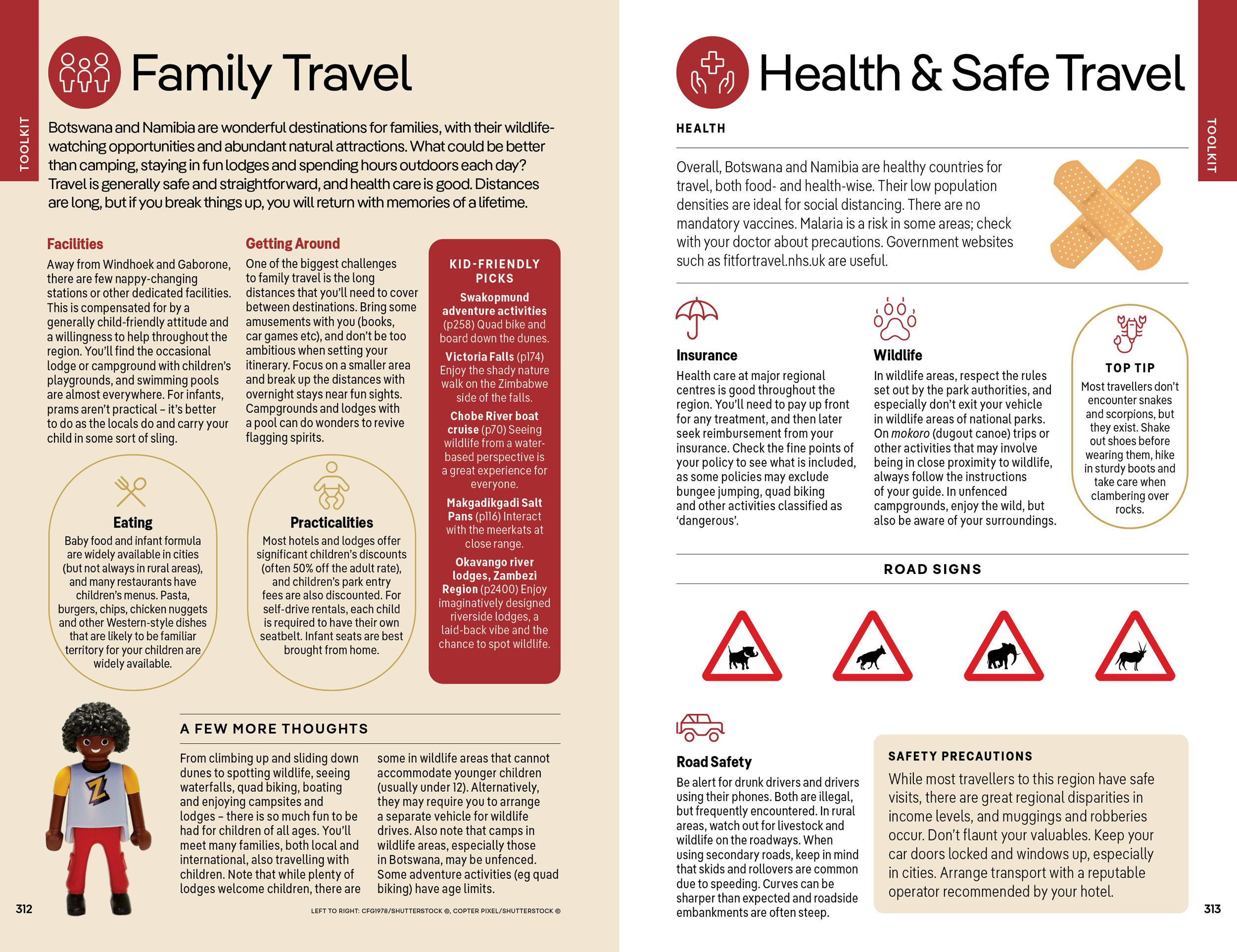 Beispielinhalt (Bild) Lonely Planet Botswana & Namibia