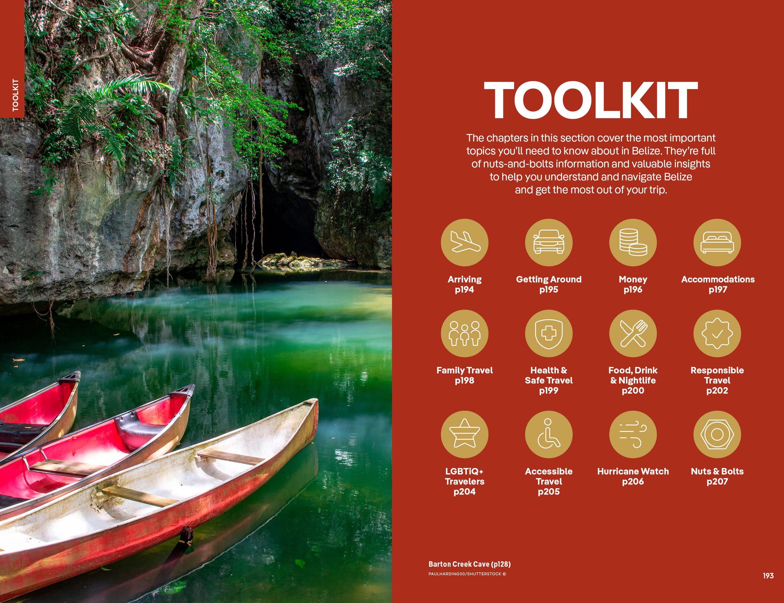 Beispielinhalt (Bild) Lonely Planet Belize