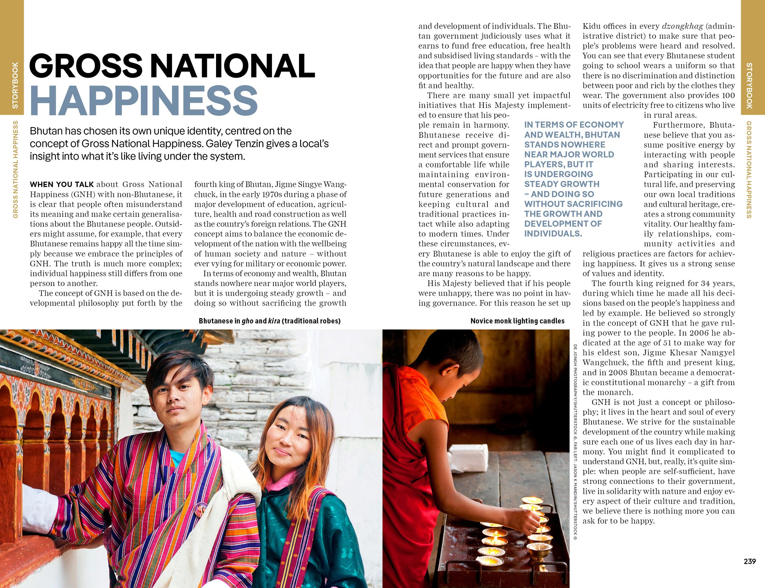 Beispielinhalt (Bild) Lonely Planet Bhutan