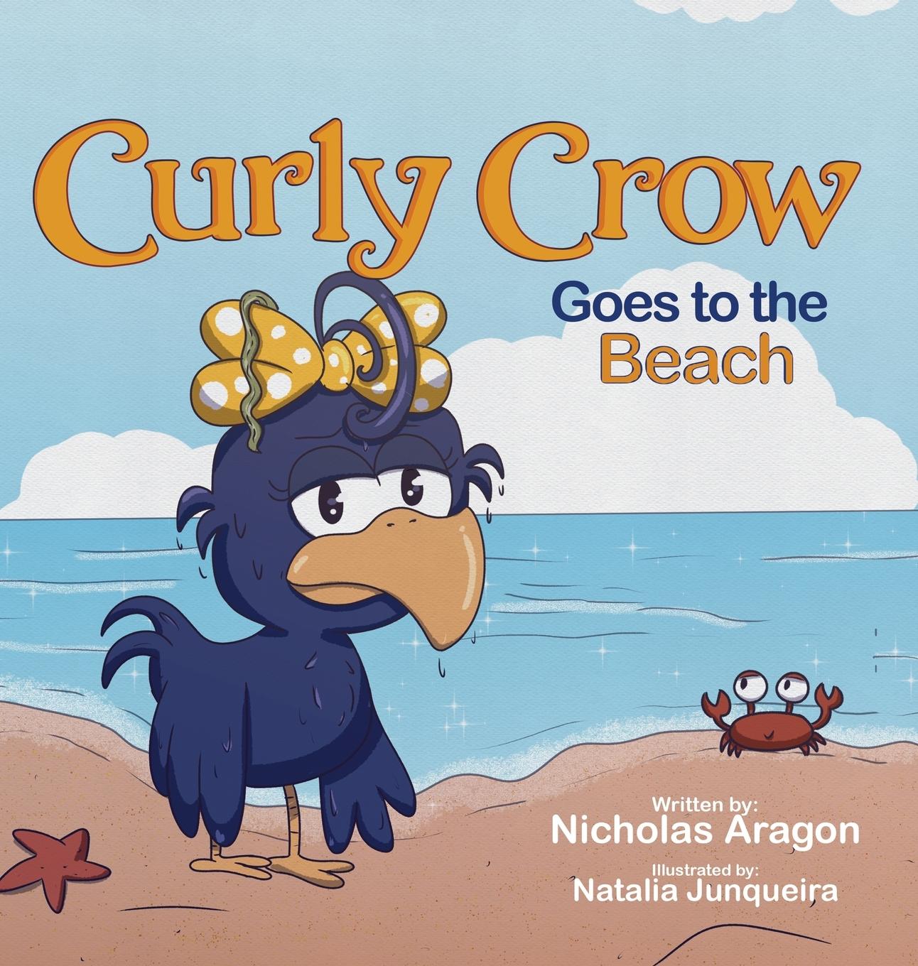 Vorderes Coverbild Curly Crow Goes to the Beach