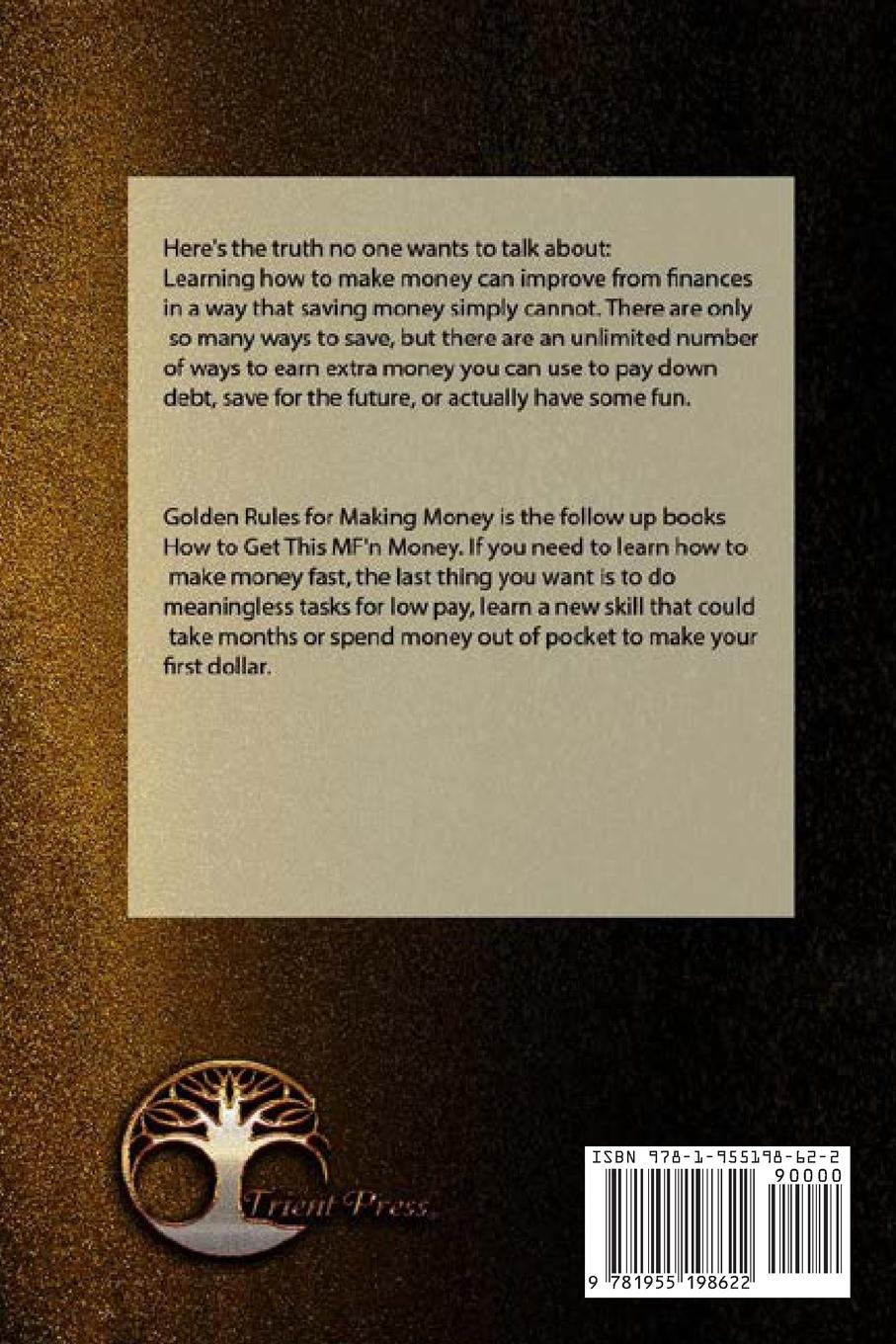 Rückseitencover Golden Rules For Making Money