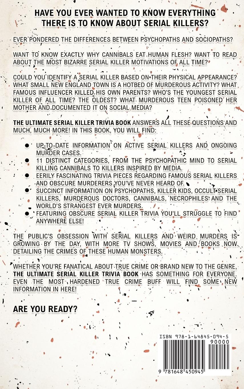Rückseitencover The Ultimate Serial Killer Trivia Book