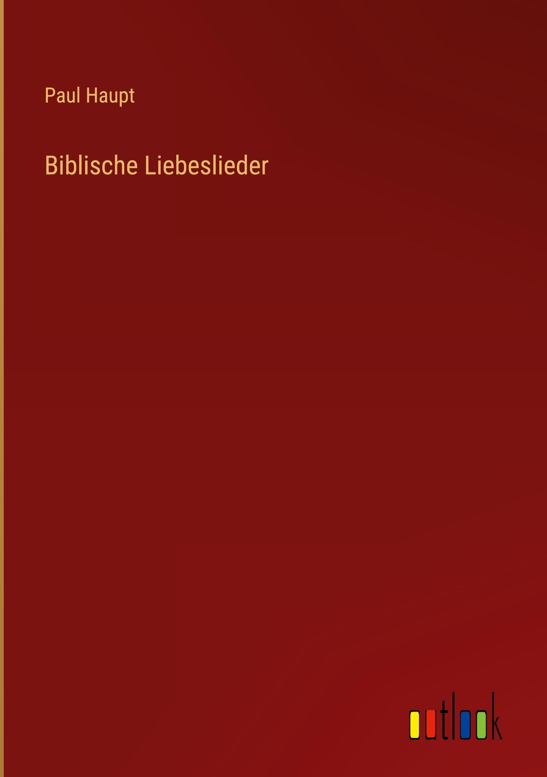 Vorderes Coverbild Biblische Liebeslieder