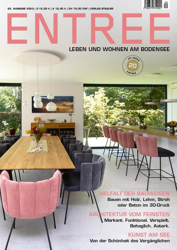 Vorderes Coverbild ENTREE - Leben und Wohnen am Bodensee
