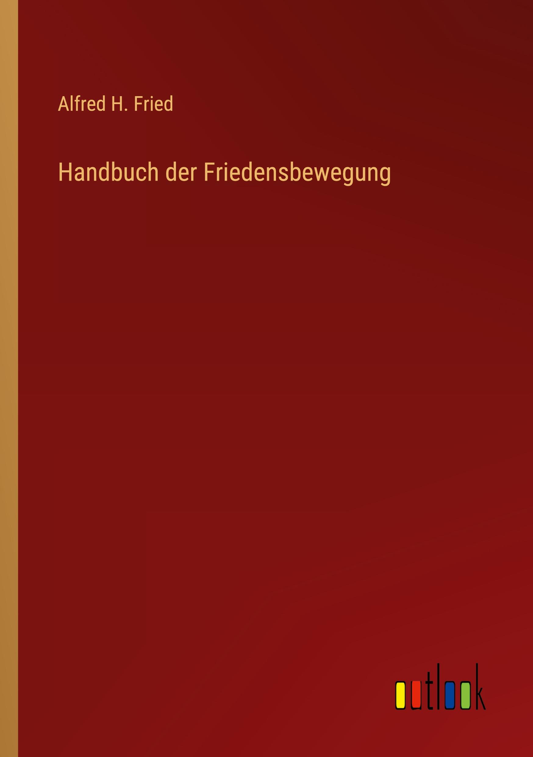 Vorderes Coverbild Handbuch der Friedensbewegung