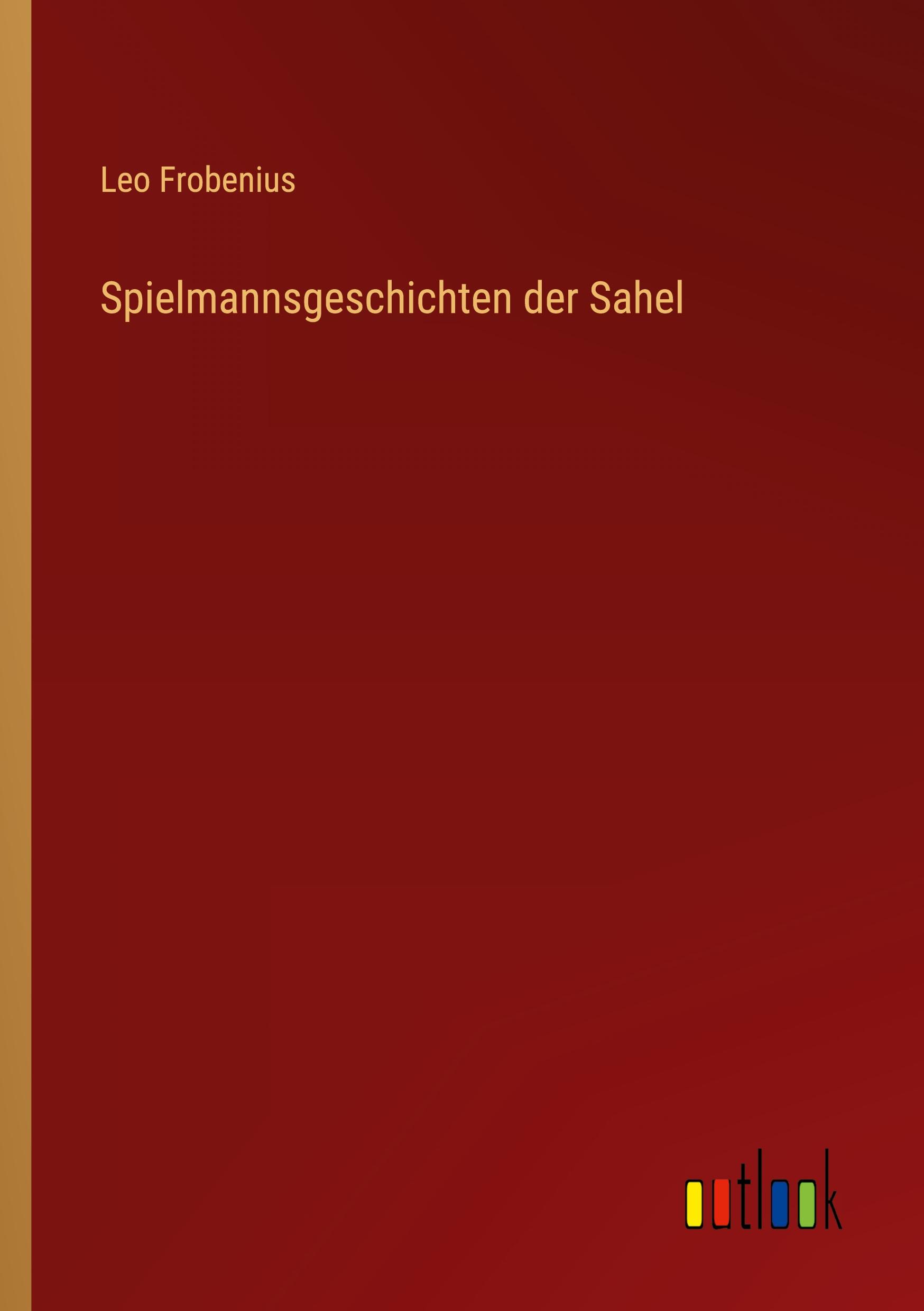 Vorderes Coverbild Spielmannsgeschichten der Sahel