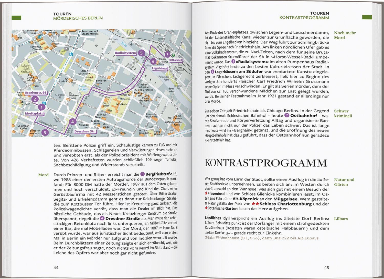 Beispielinhalt (Bild) Baedeker Reiseführer Berlin, Potsdam