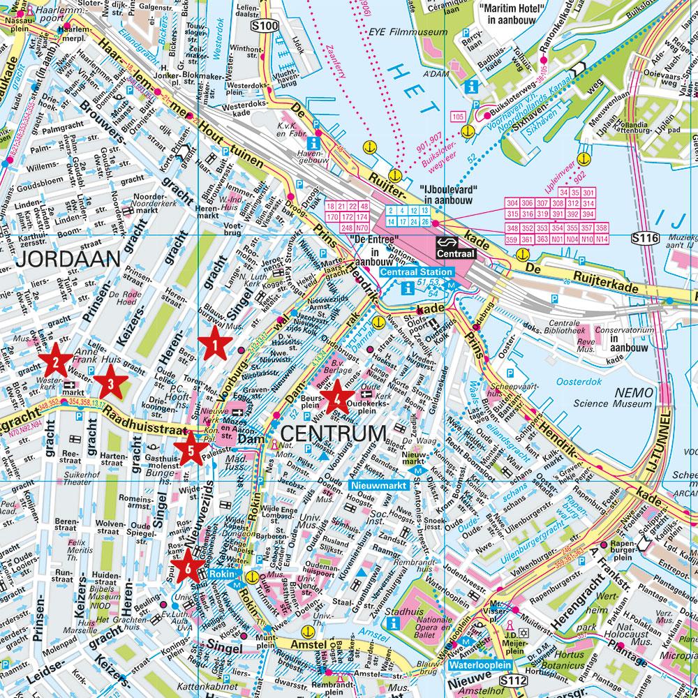 Beispielinhalt (Bild) MARCO POLO Cityplan Amsterdam 1:12.000