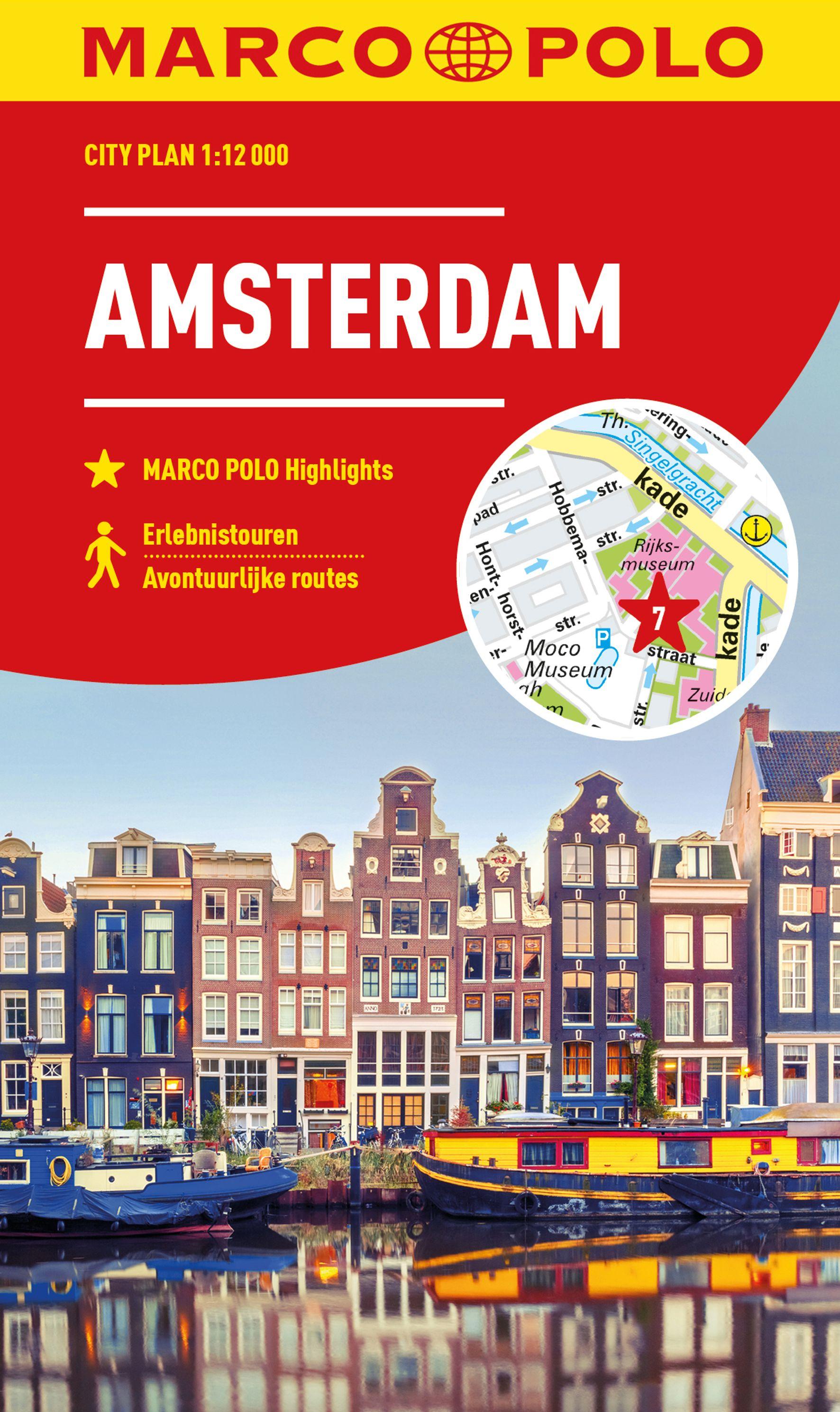 Vorderes Coverbild MARCO POLO Cityplan Amsterdam 1:12.000