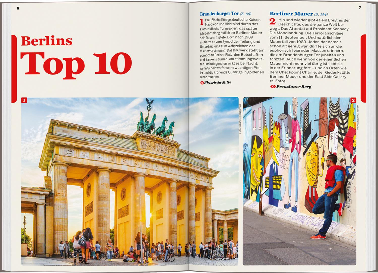 Beispielinhalt (Bild) LONELY PLANET Reiseführer Berlin