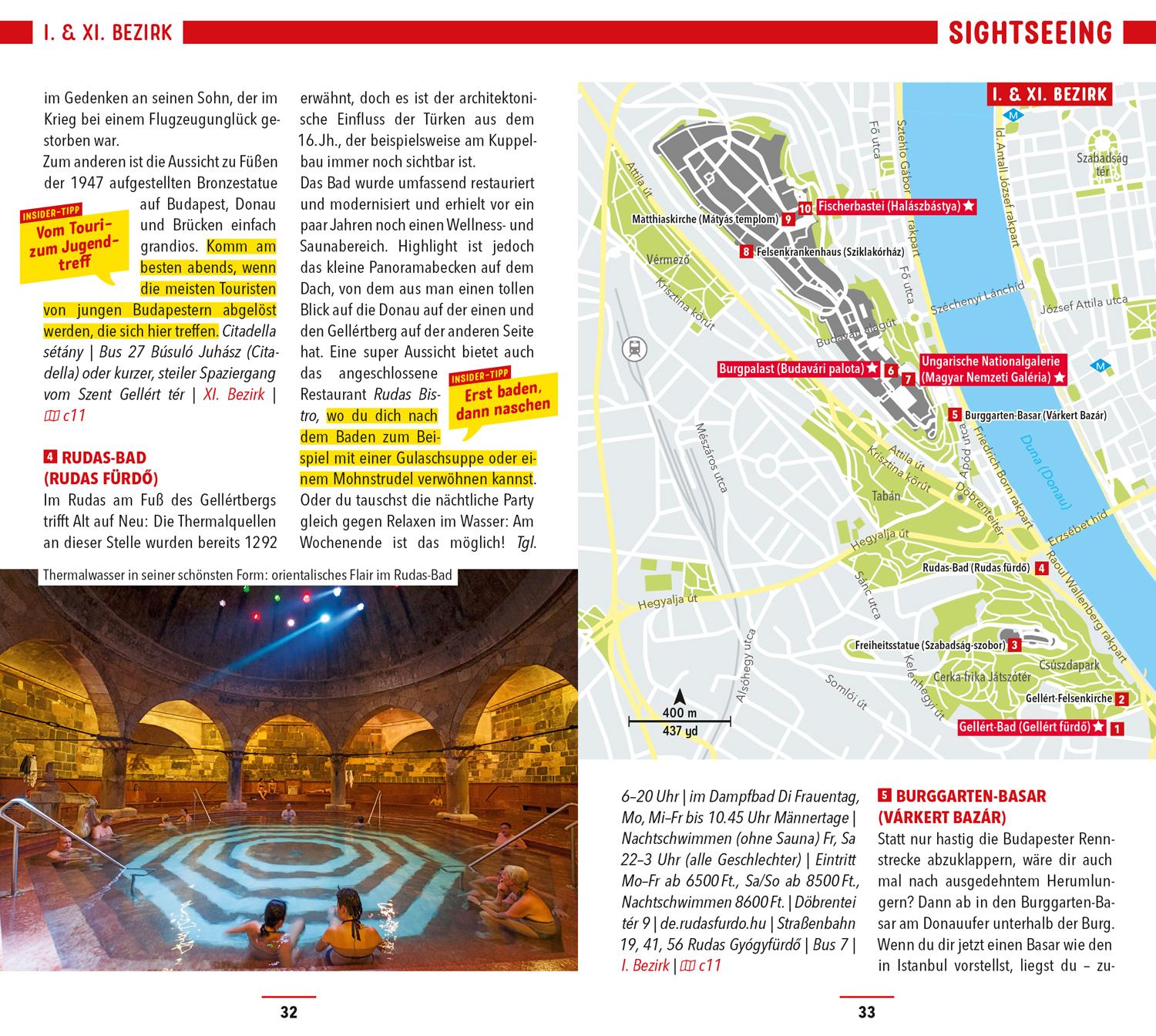 Beispielinhalt (Bild) MARCO POLO Reiseführer Budapest