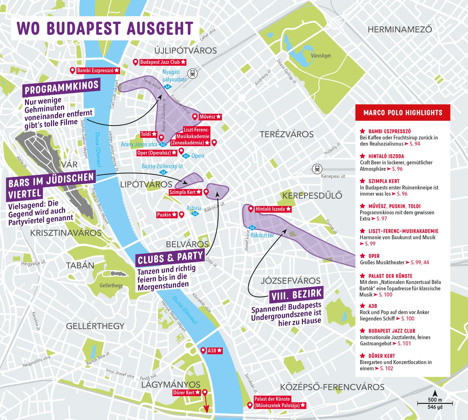 Beispielinhalt (Bild) MARCO POLO Reiseführer Budapest