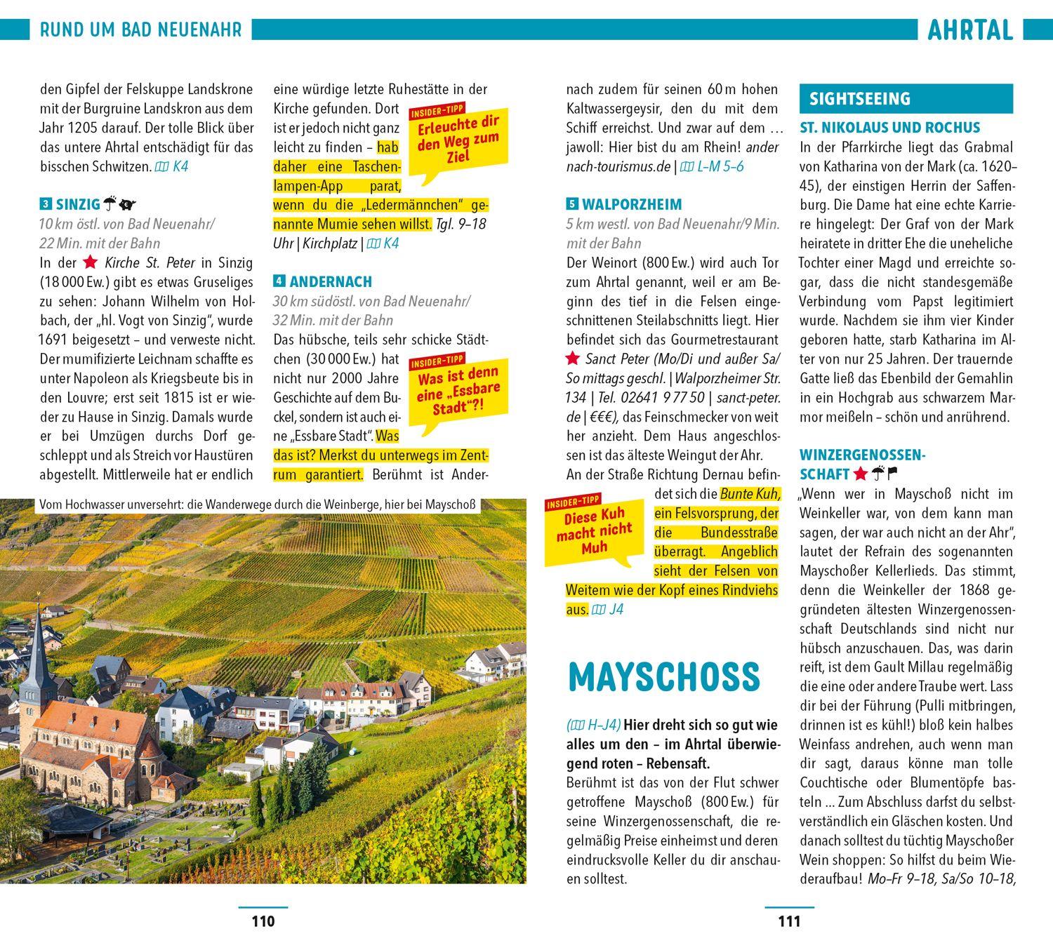 Beispielinhalt (Bild) MARCO POLO Reiseführer Eifel