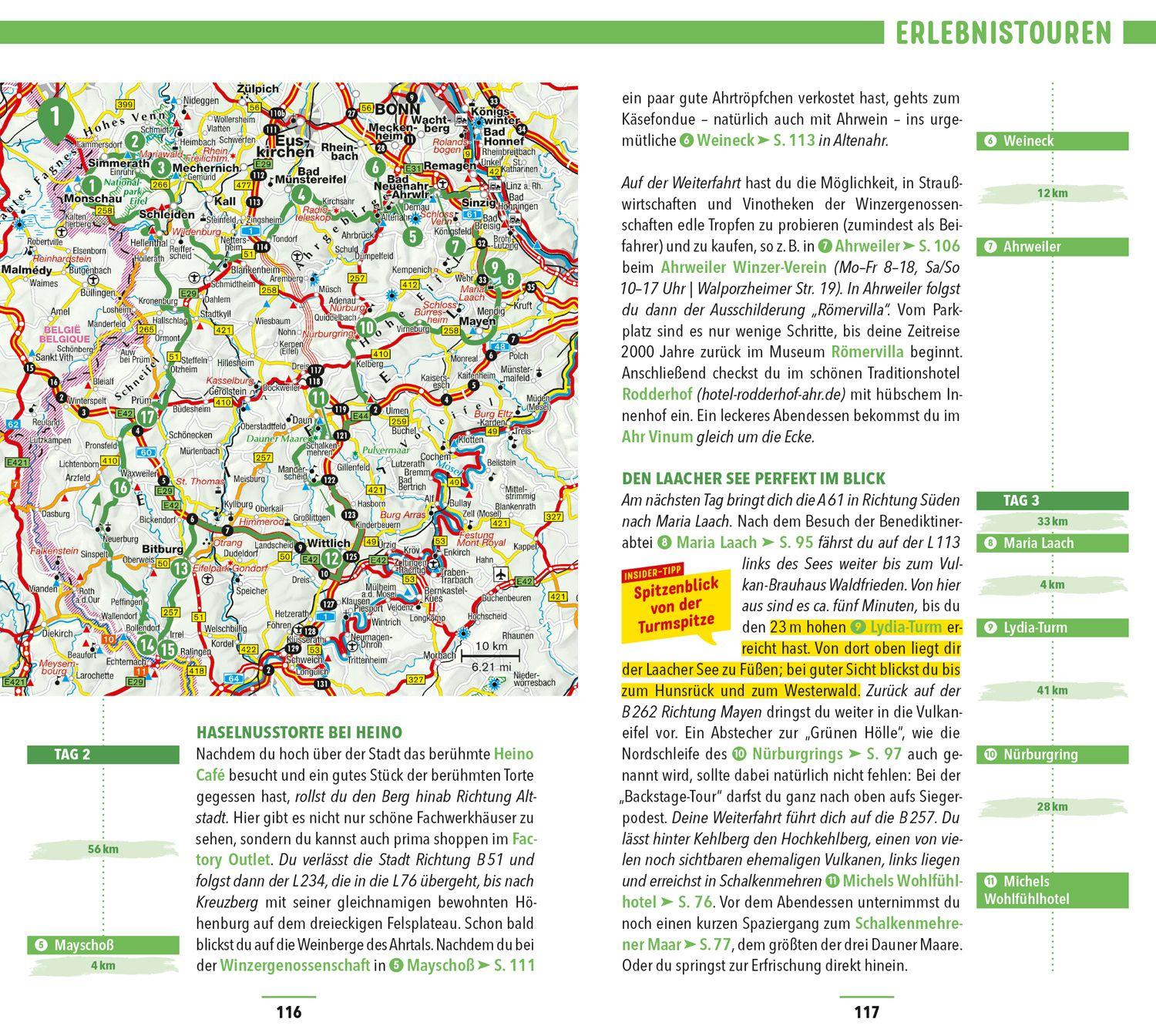 Beispielinhalt (Bild) MARCO POLO Reiseführer Eifel