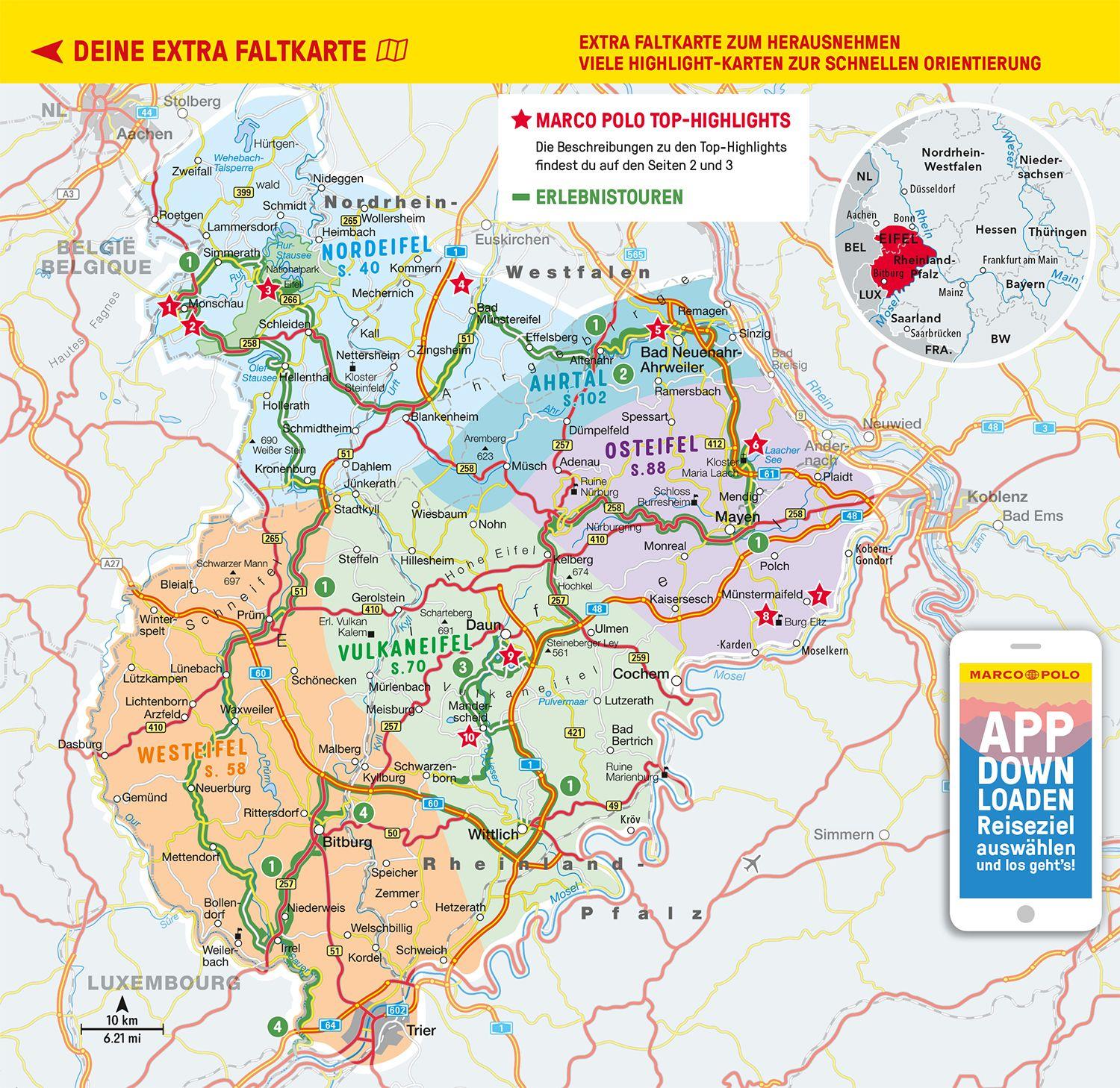 Beispielinhalt (Bild) MARCO POLO Reiseführer Eifel