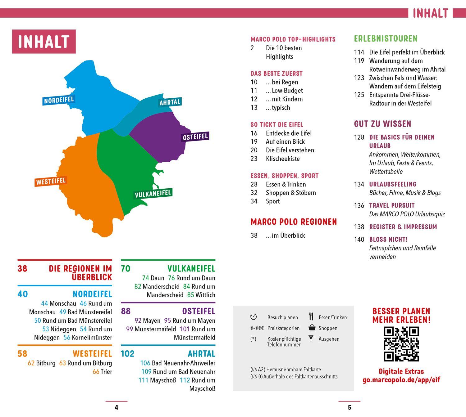 Beispielinhalt (Bild) MARCO POLO Reiseführer Eifel