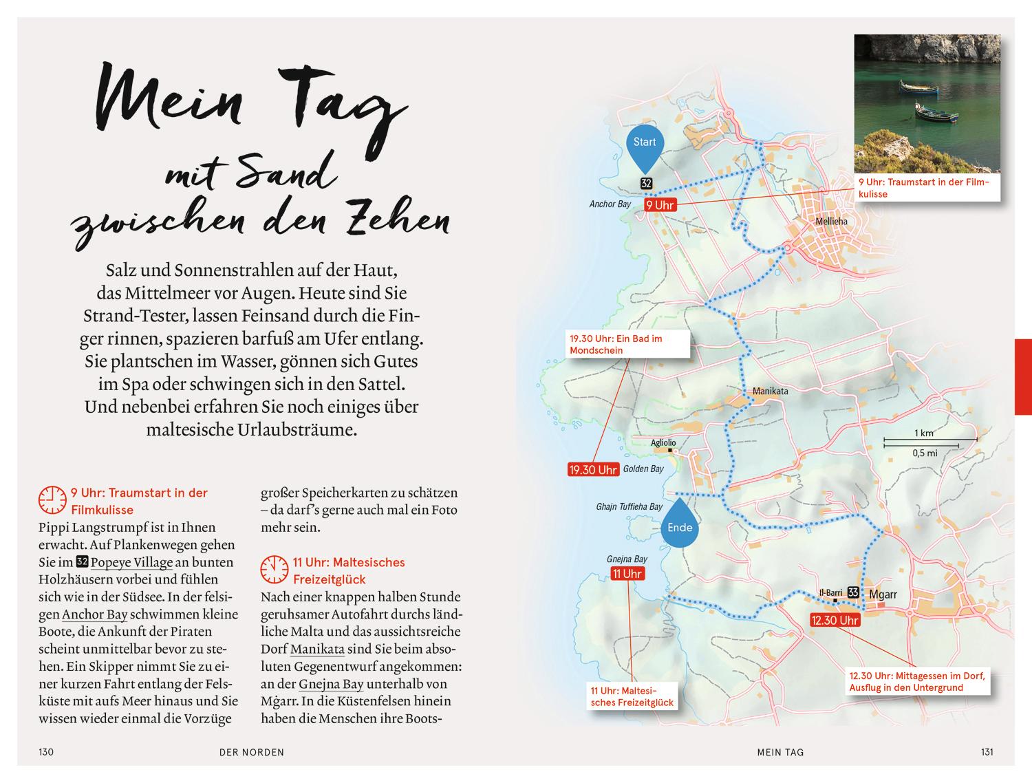 Beispielinhalt (Bild) Baedeker SMART Reiseführer Malta