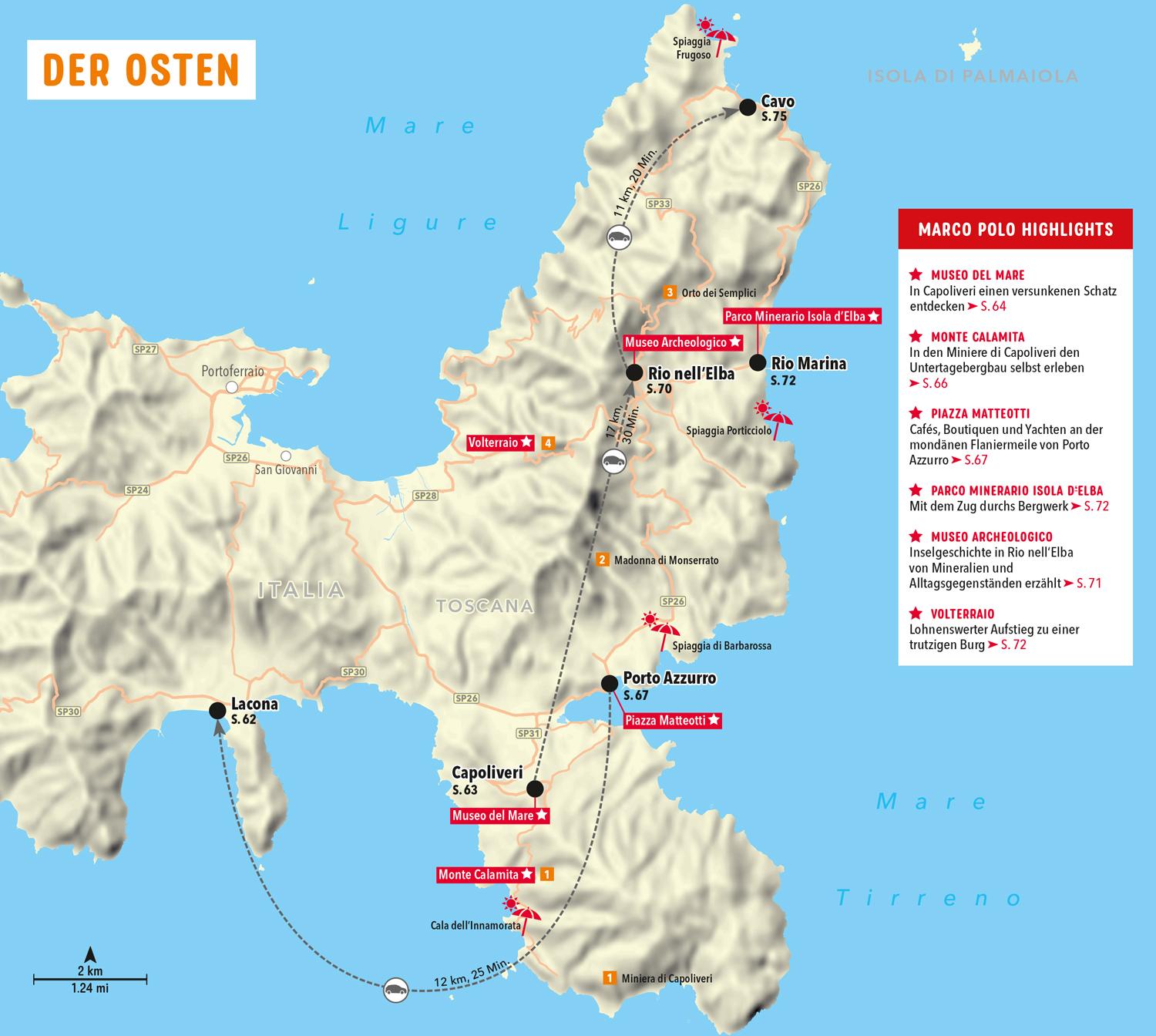 Beispielinhalt (Bild) MARCO POLO Reiseführer Elba, Toskanischer Archipel