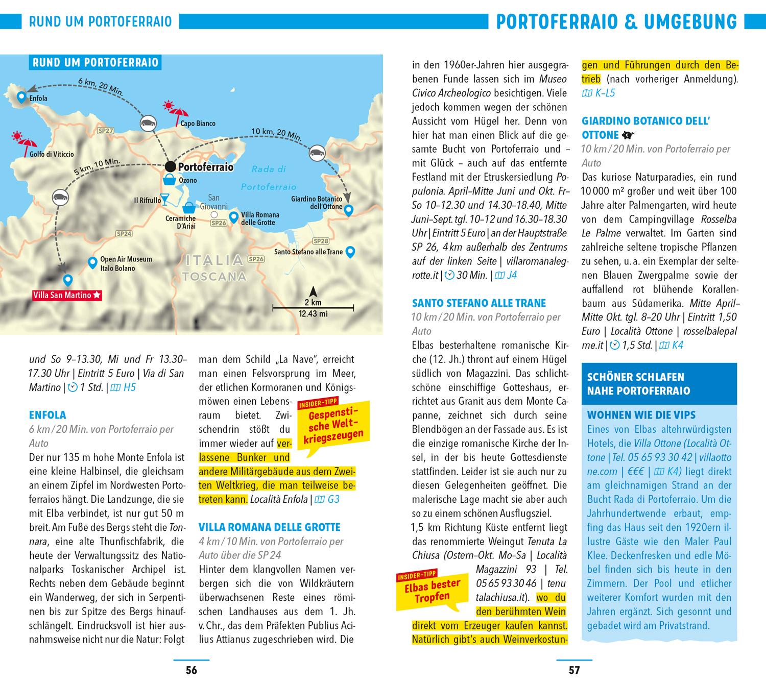 Beispielinhalt (Bild) MARCO POLO Reiseführer Elba, Toskanischer Archipel