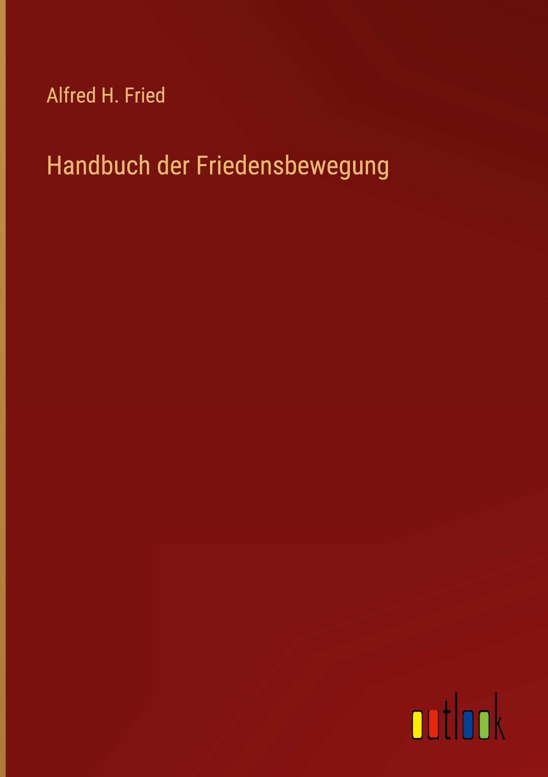 Vorderes Coverbild Handbuch der Friedensbewegung