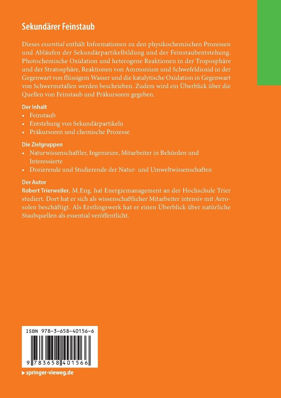 Rückseitencover Sekundärer Feinstaub