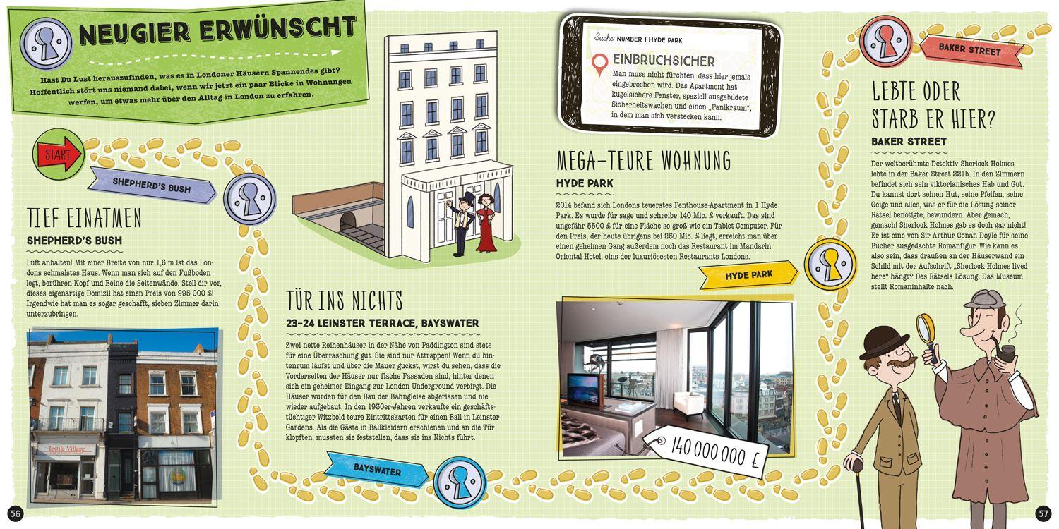 Beispielinhalt (Bild) LONELY PLANET Kinderreiseführer Komm mit nach London