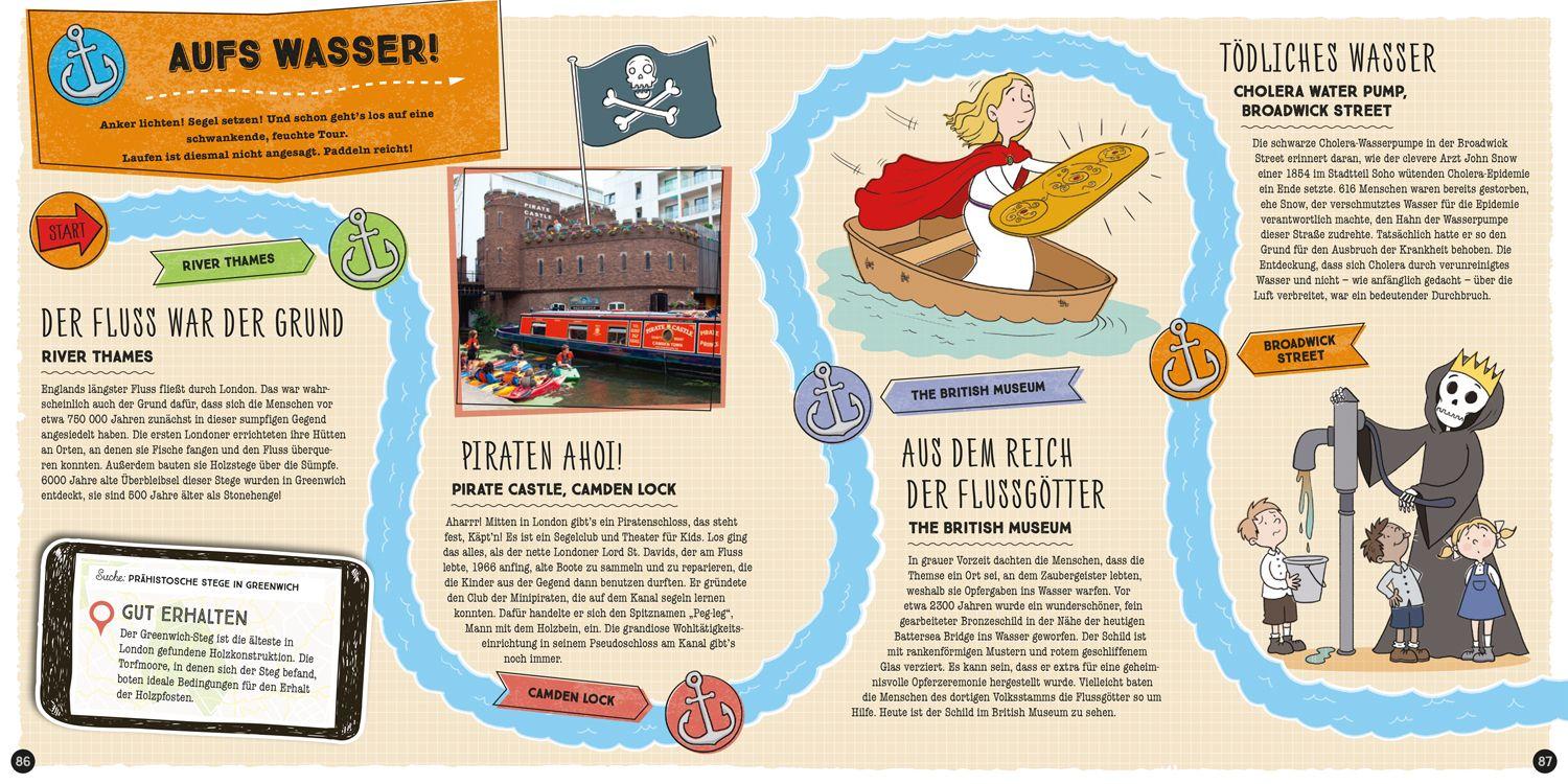 Beispielinhalt (Bild) LONELY PLANET Kinderreiseführer Komm mit nach London