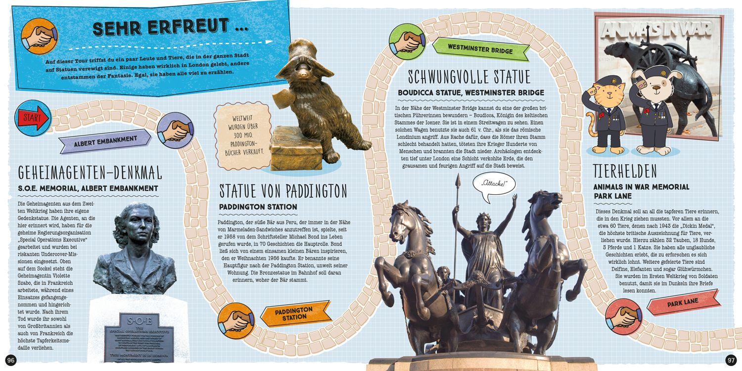 Beispielinhalt (Bild) LONELY PLANET Kinderreiseführer Komm mit nach London