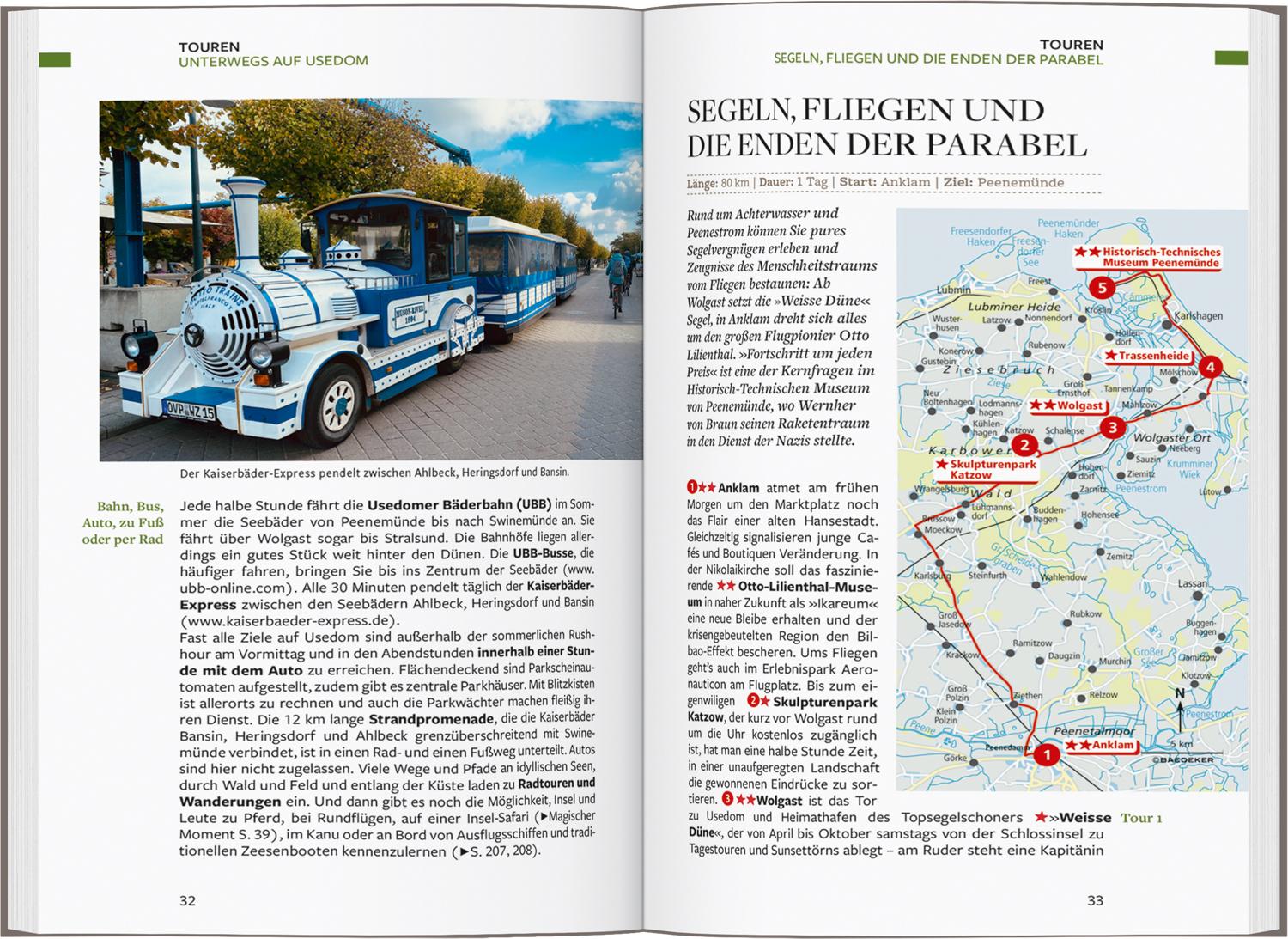 Beispielinhalt (Bild) Baedeker Reiseführer Usedom