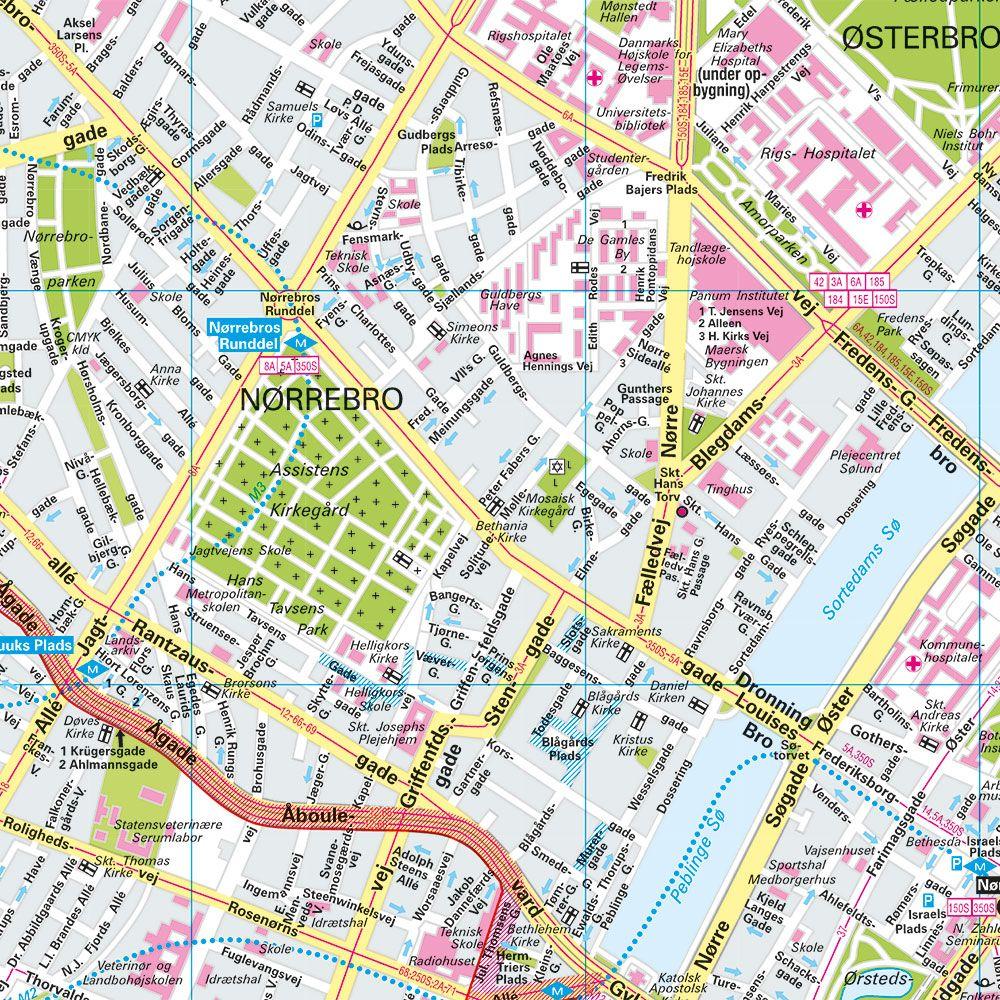 Beispielinhalt (Bild) MARCO POLO Cityplan Kopenhagen 1:12.000