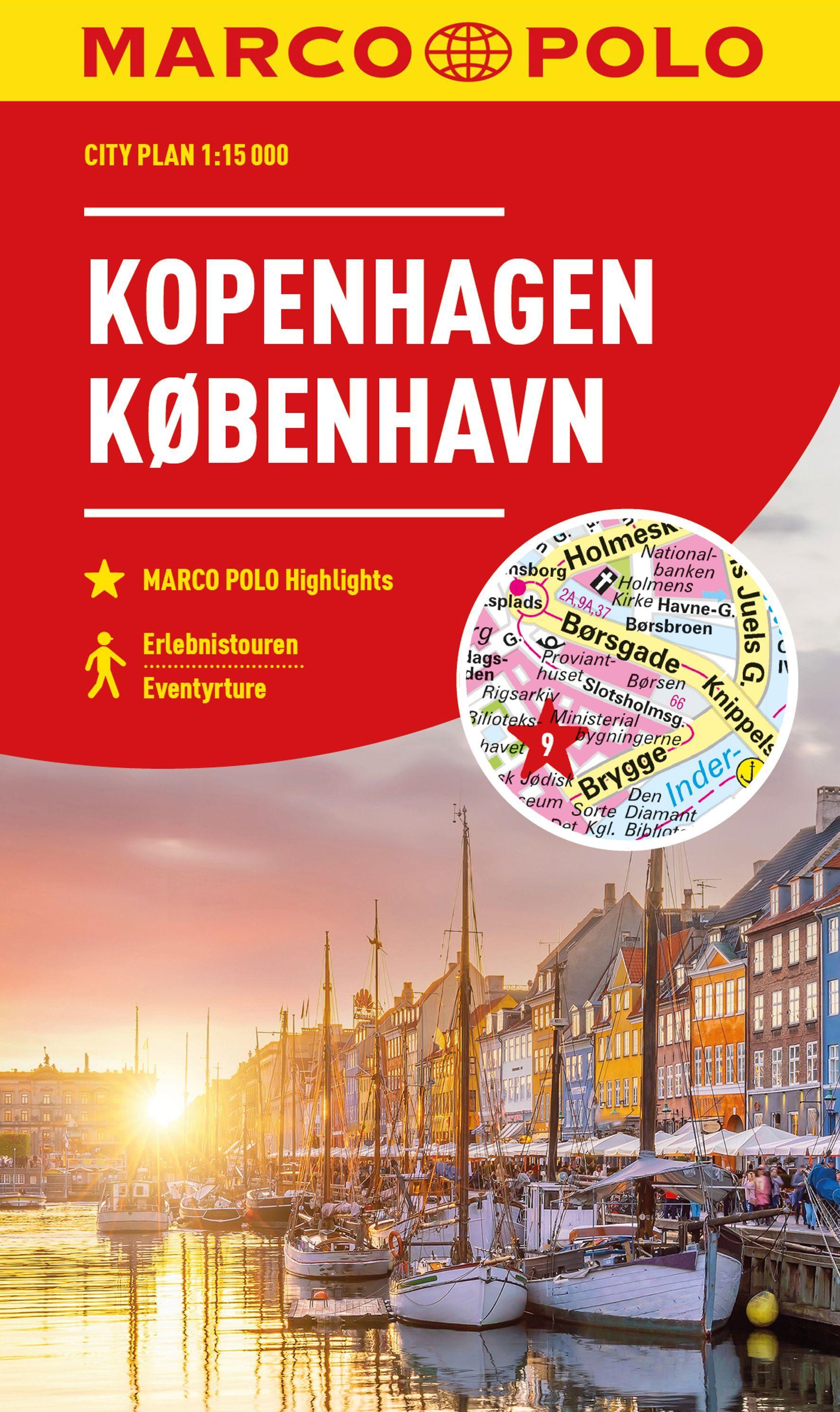 Vorderes Coverbild MARCO POLO Cityplan Kopenhagen 1:12.000