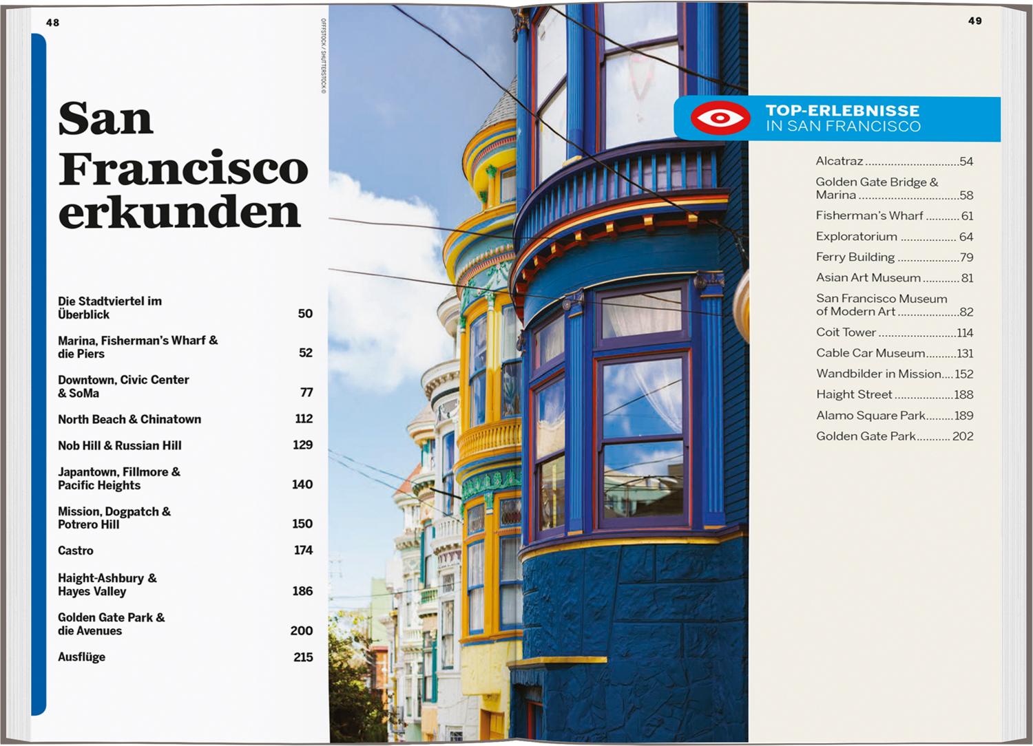 Beispielinhalt (Bild) LONELY PLANET Reiseführer San Francisco
