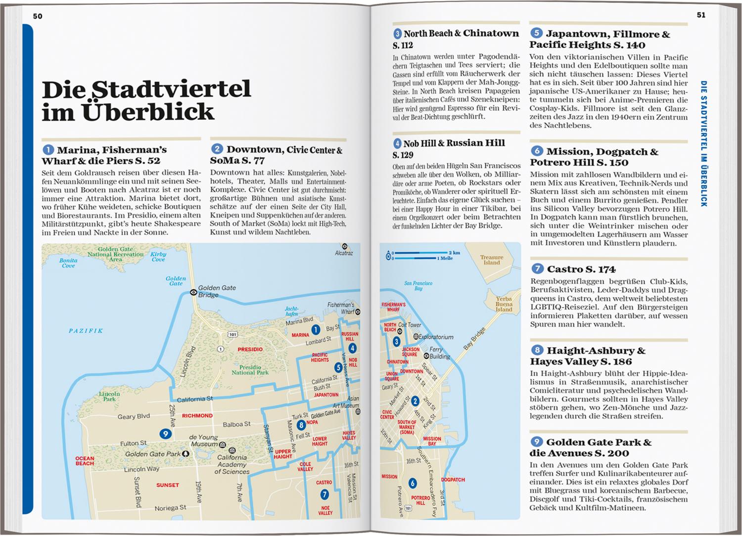 Beispielinhalt (Bild) LONELY PLANET Reiseführer San Francisco