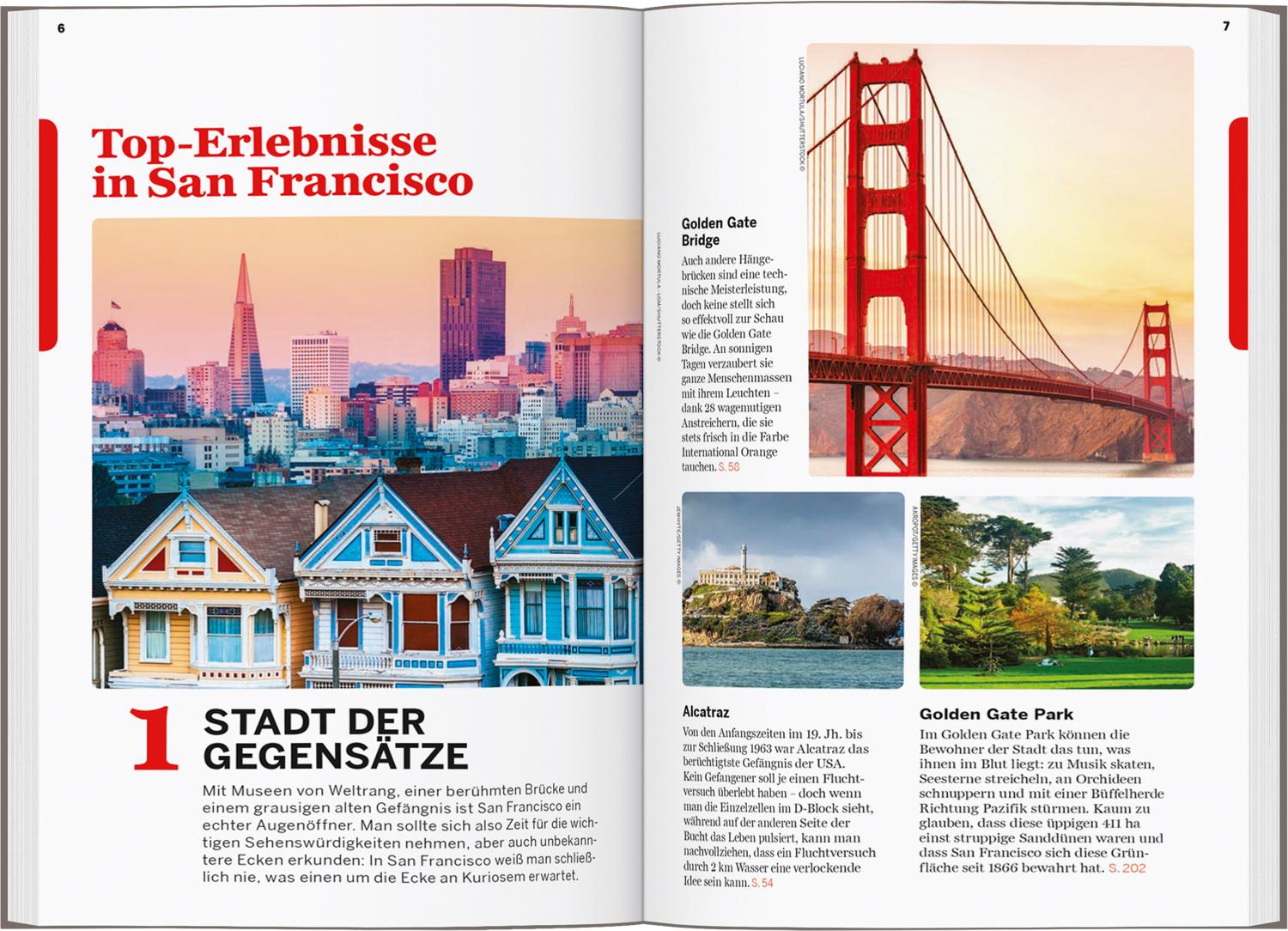 Beispielinhalt (Bild) LONELY PLANET Reiseführer San Francisco