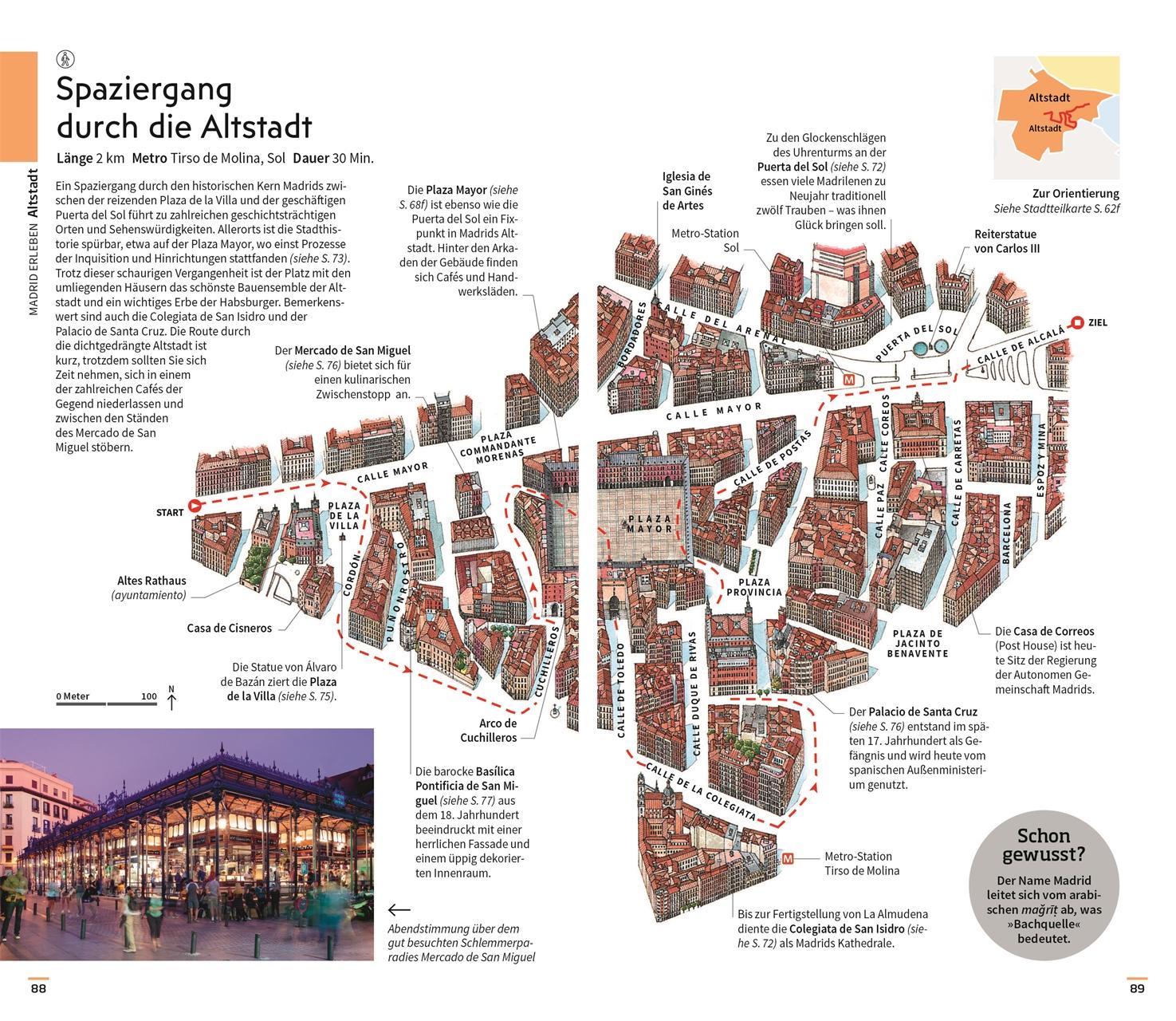 Beispielinhalt (Bild) Vis-à-Vis Reiseführer Madrid