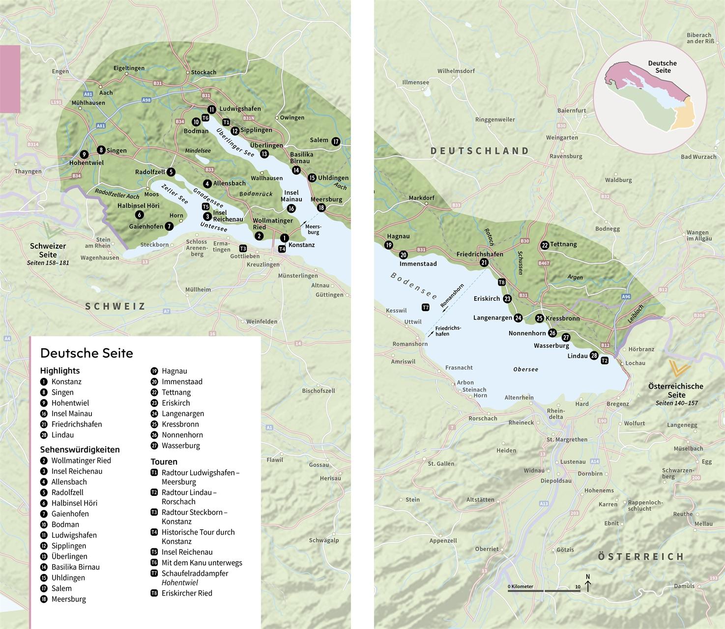 Beispielinhalt (Bild) Vis-à-Vis Reiseführer Bodensee