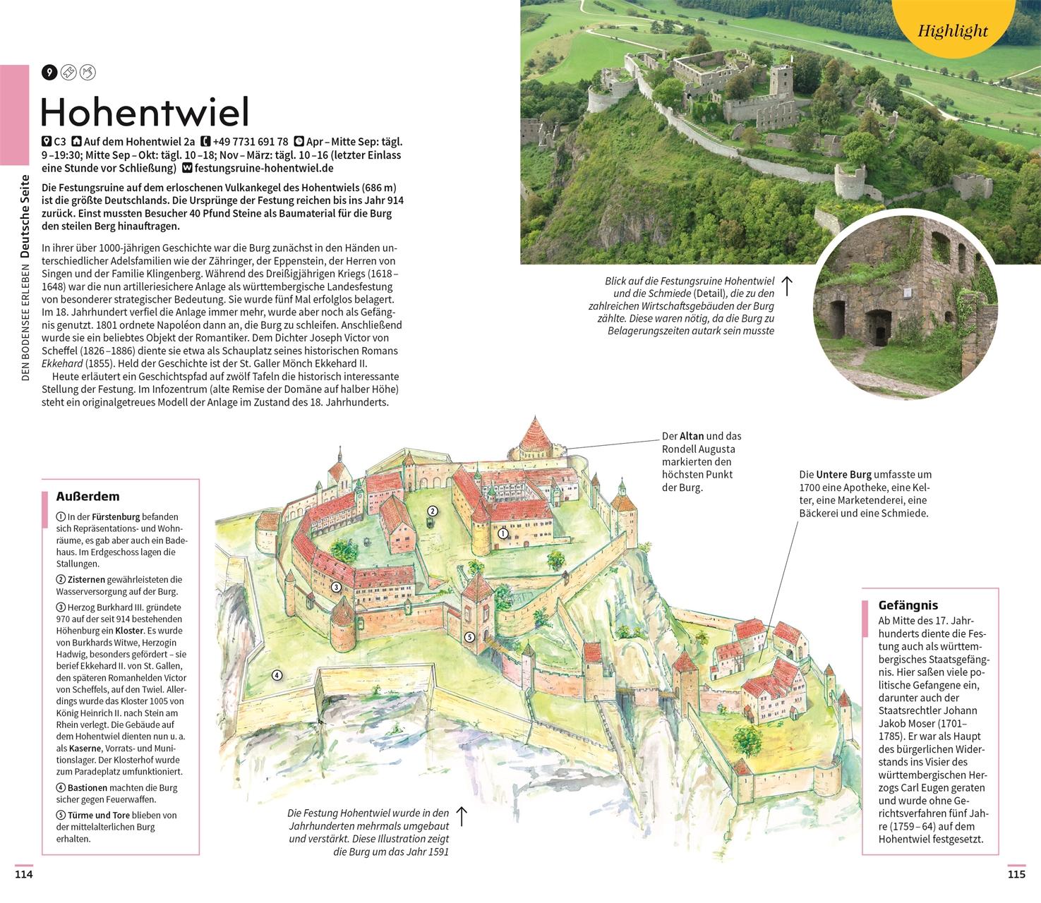 Beispielinhalt (Bild) Vis-à-Vis Reiseführer Bodensee
